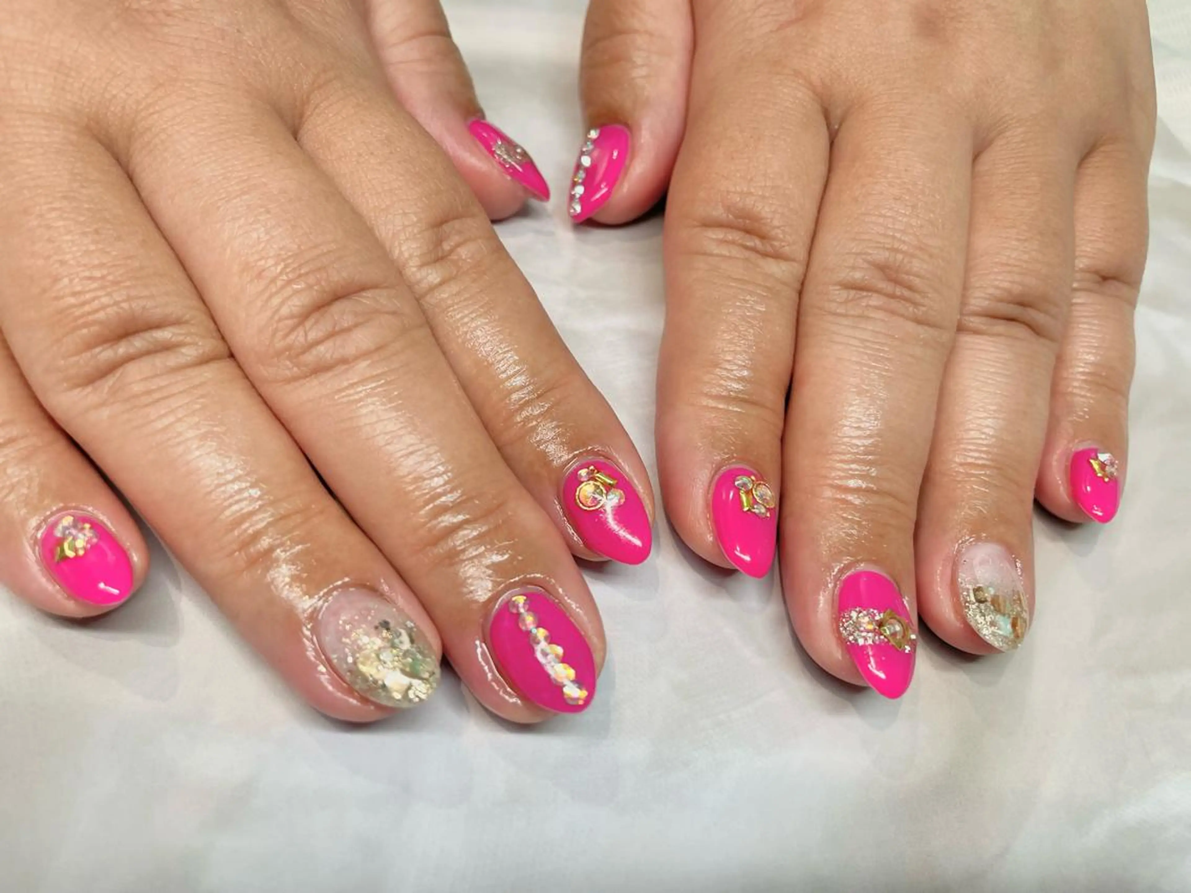 ネイル BLUE   ROSE Nail所属・BELL.Salon Group Nailのネイルデザイン