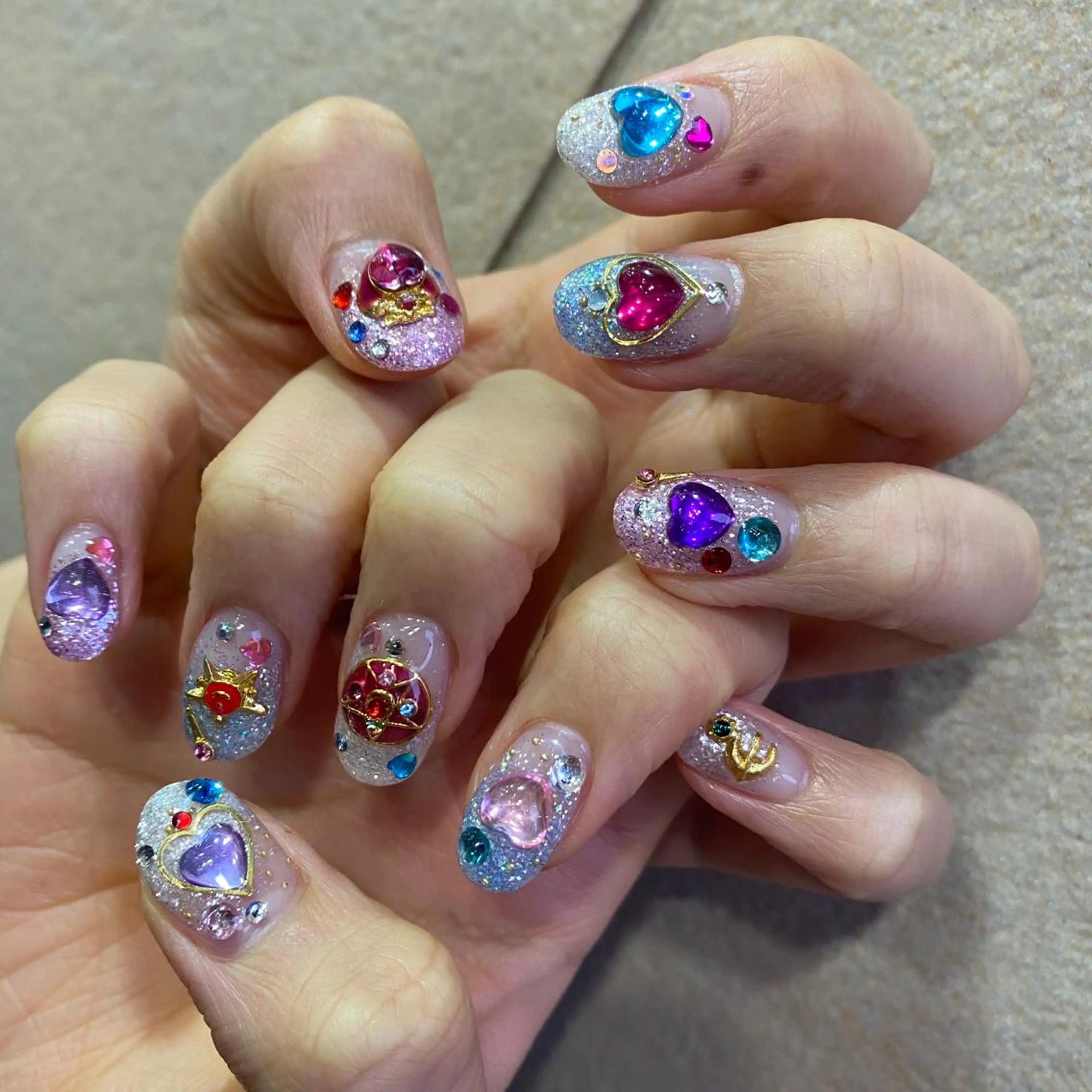 ショート カラー ヘアアレンジ ネイル マツエク・マツパ 💓💓彩 音💓💓のマツエク・マツパデザイン