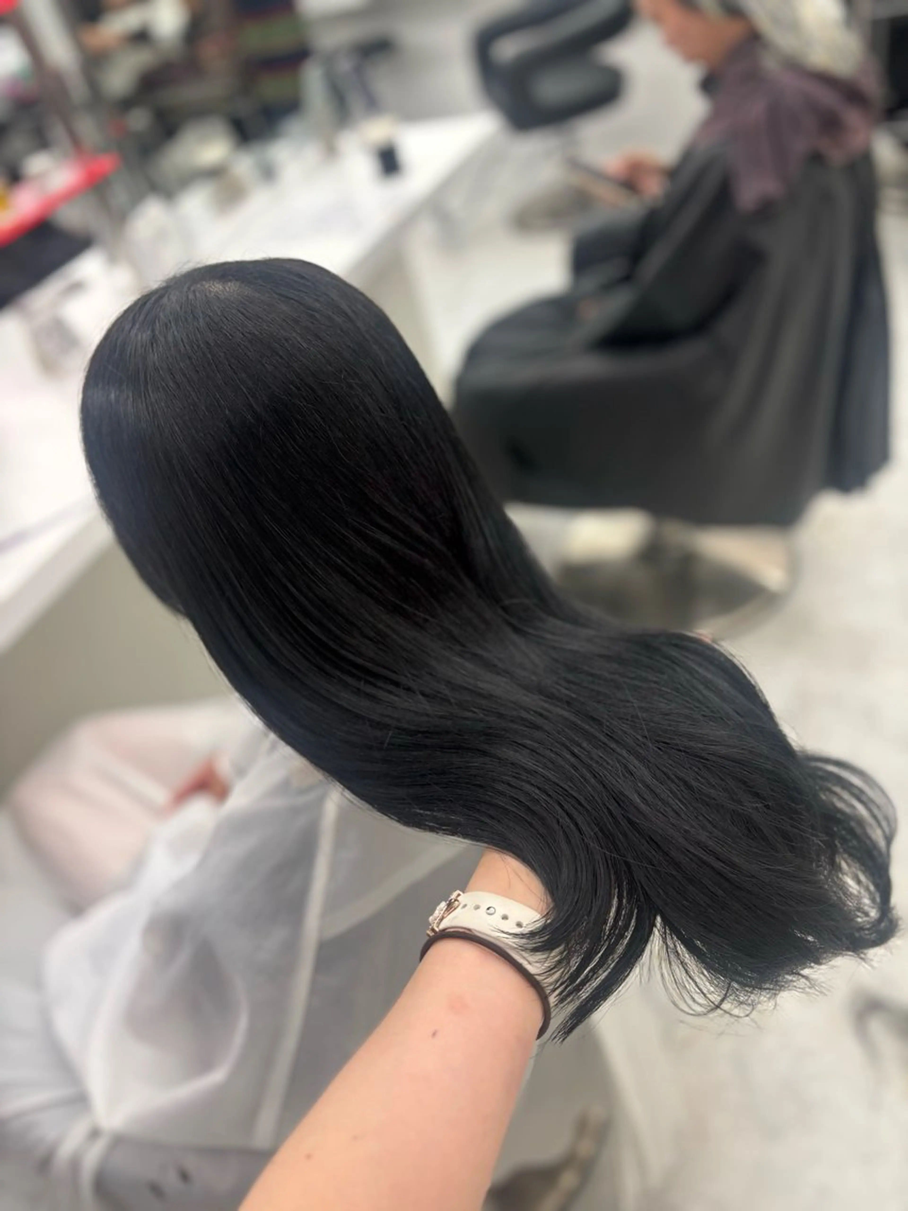 ロング カラー ヘアカラー トリートメント 🤍レイヤー/顔周り 暖色hirari🤍のヘアスタイル