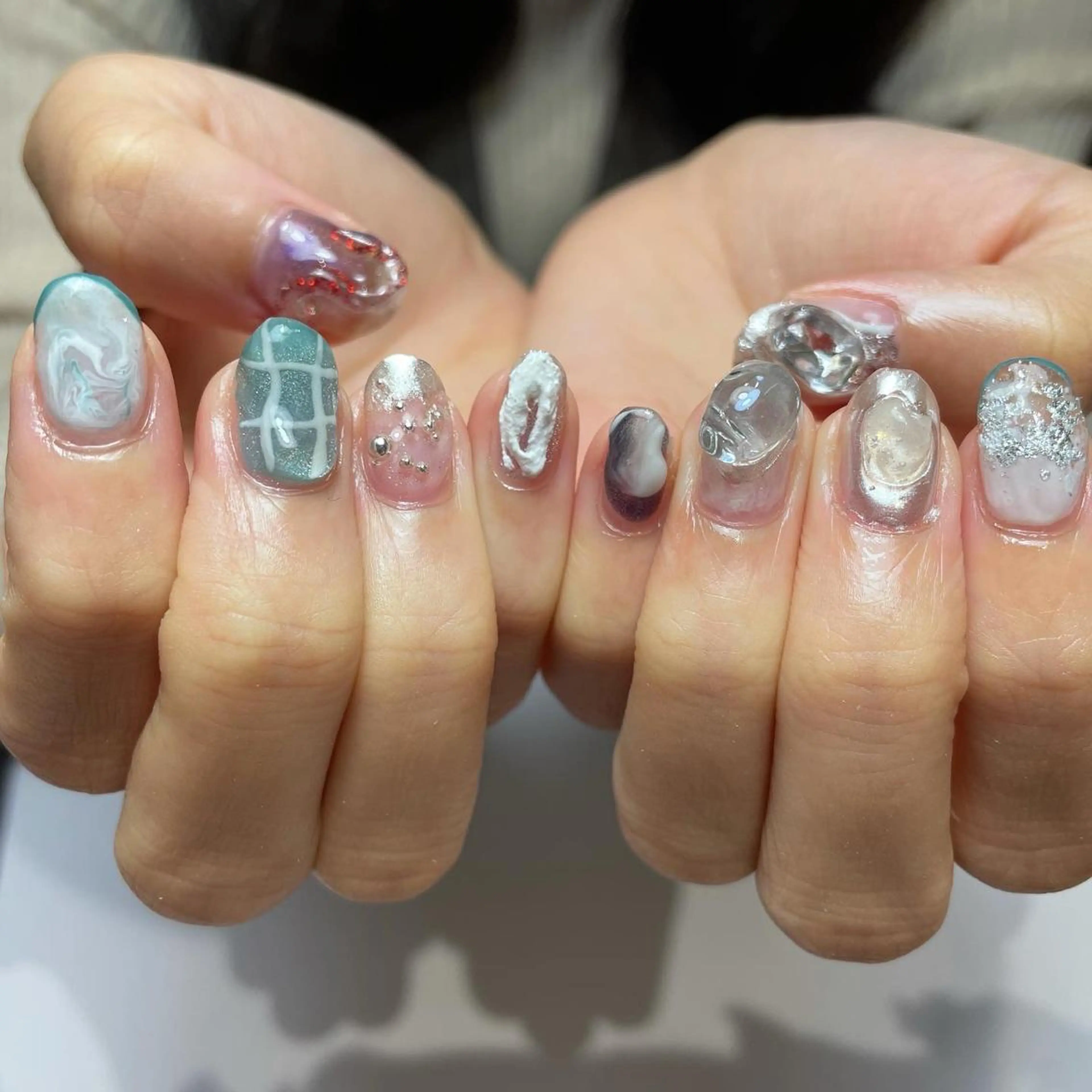 ネイル GO TODAY SHAiRE SALON  岡山店所属・SUE; タケウチのネイルデザイン