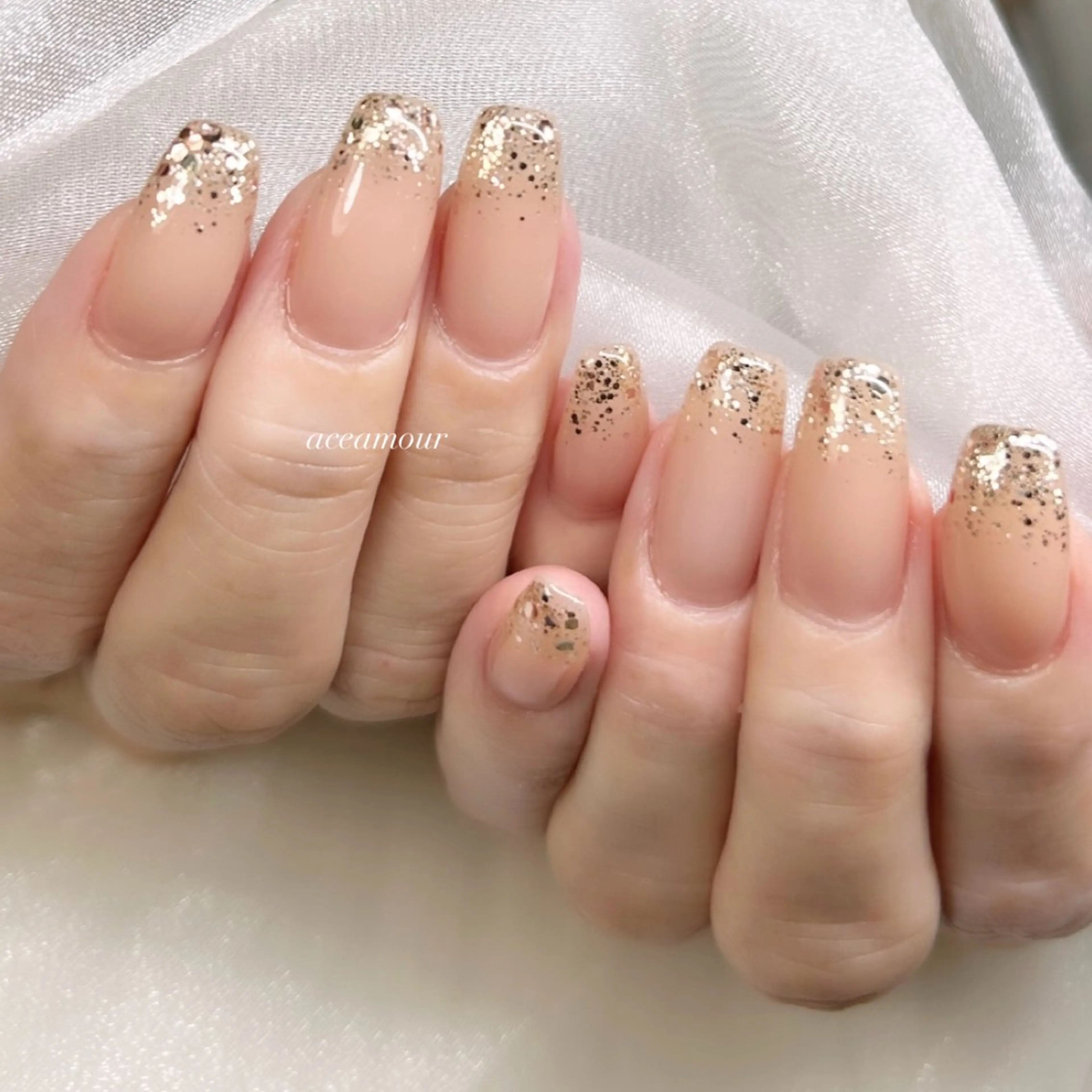 ネイル ラメ(グリッター) ネイル/耳つぼ /ホワイトニングのネイルデザイン