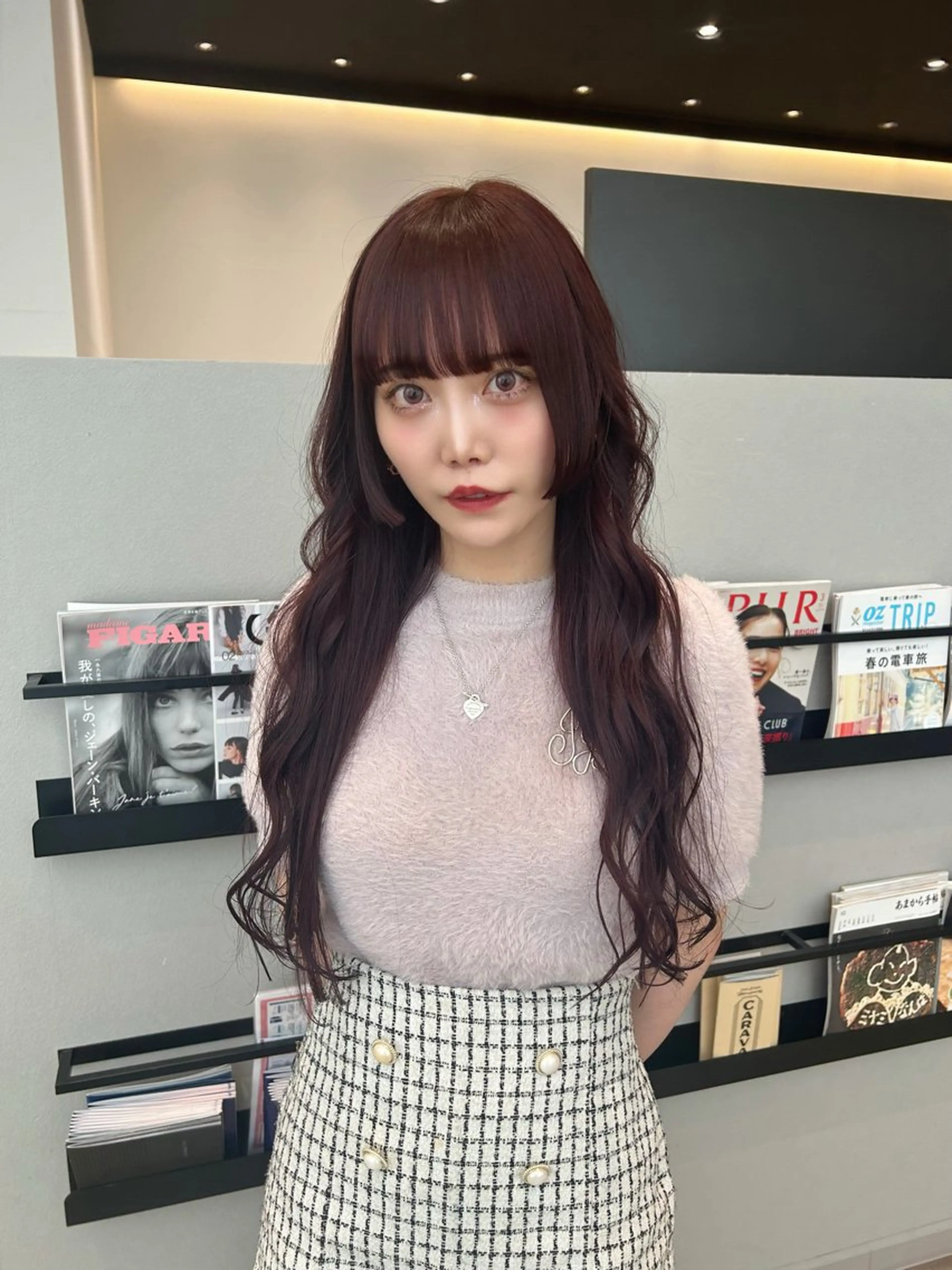 ロング カラー 姫カット ktwo☆ 暗艶髪☆姫野琳のヘアスタイル