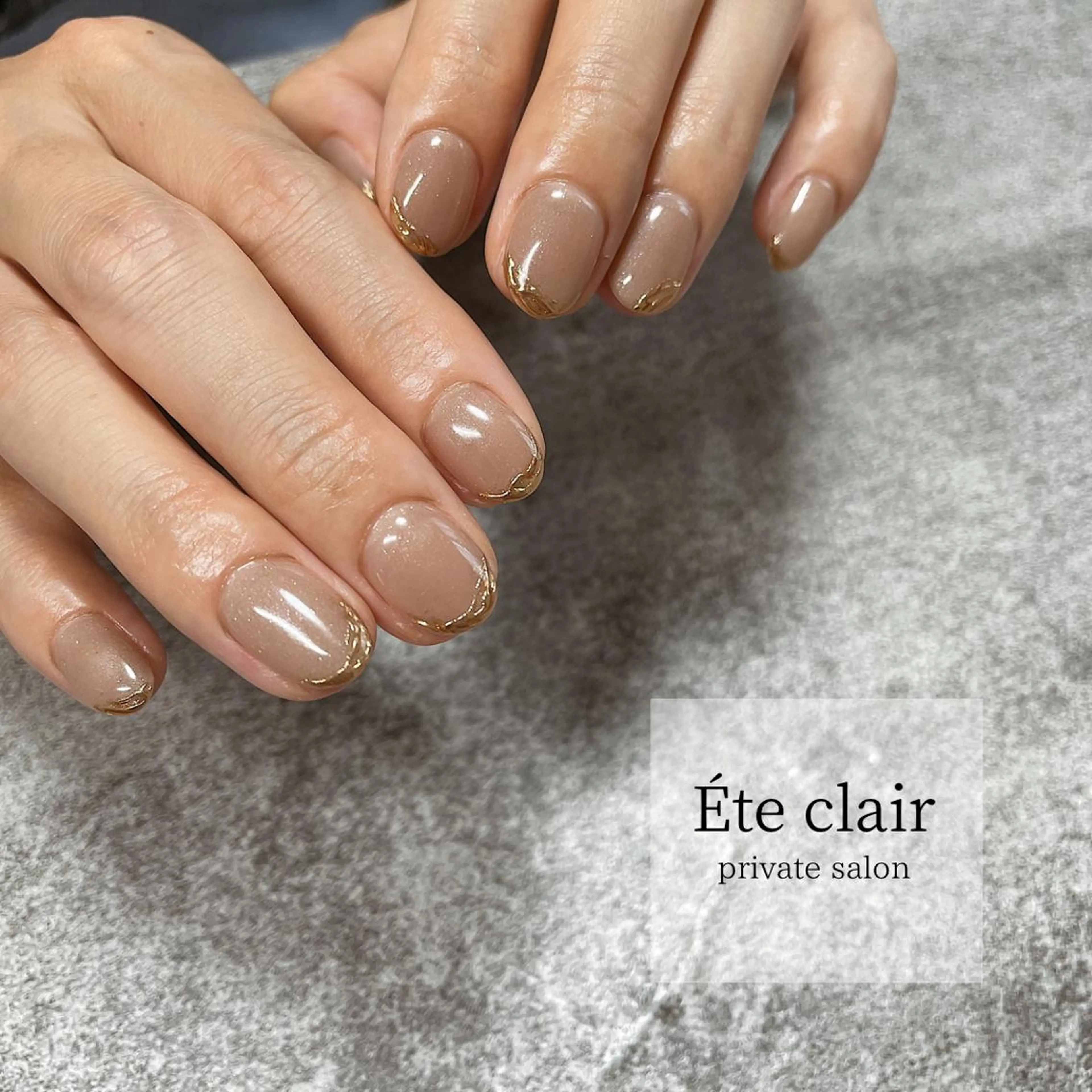 ネイル アートネイル ミラーネイル Ète clair エテクレールのネイルデザイン