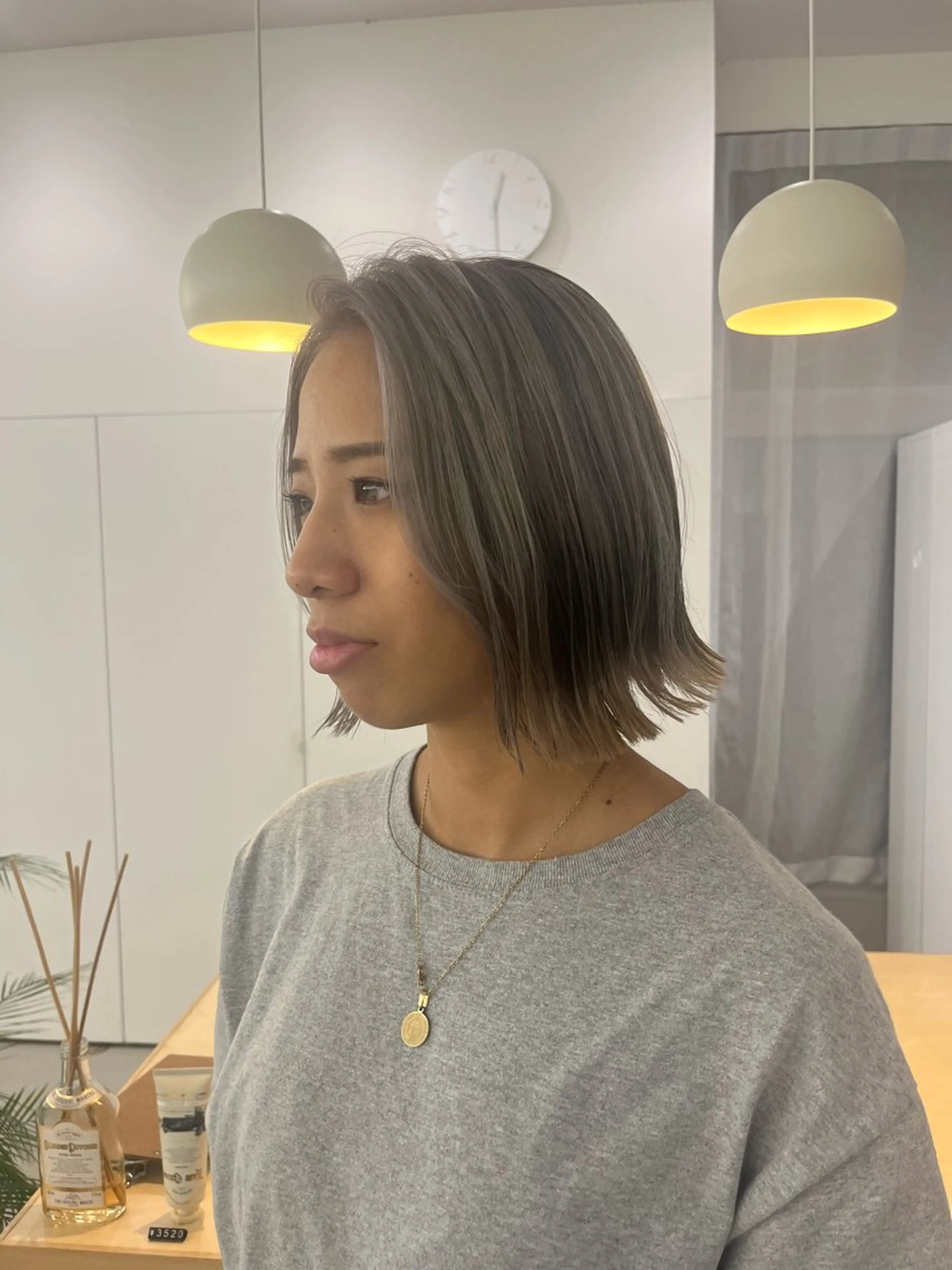 ショート カラー ボブ 瀬長なおみ U too e'sのヘアスタイル