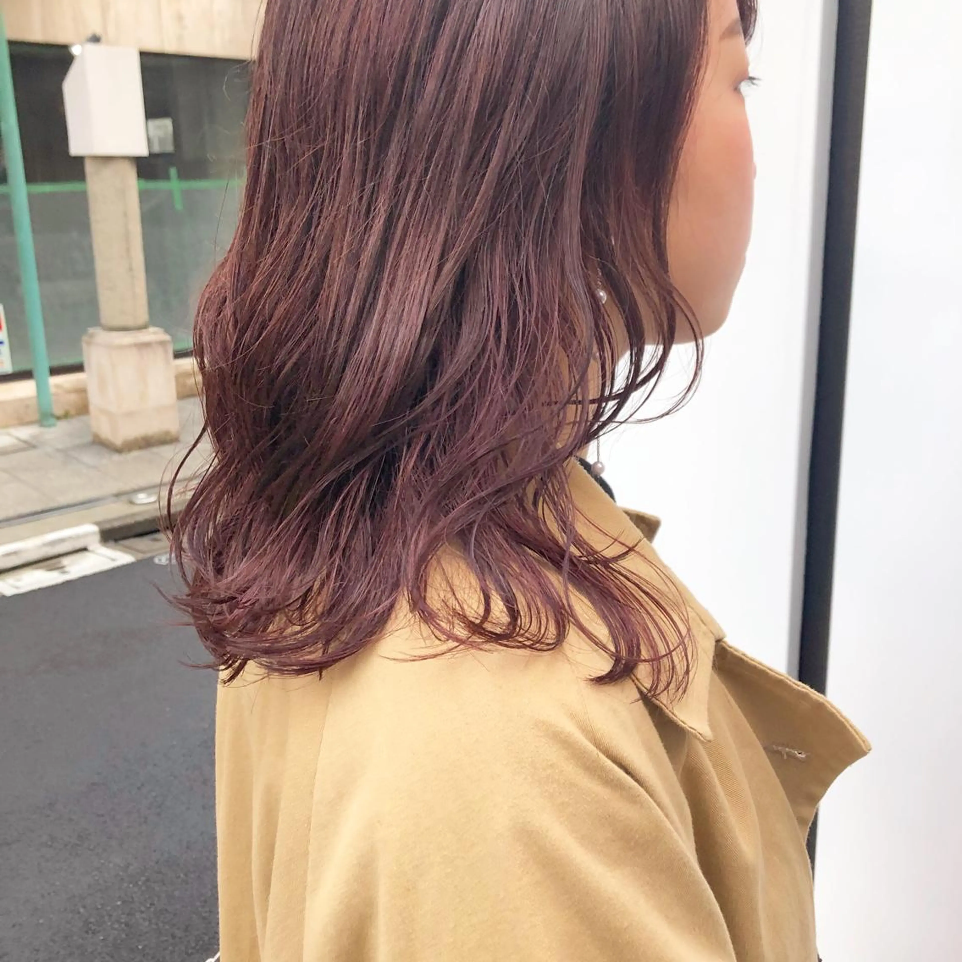 セミロング カラー パーマ ヘアアレンジ メンズ ネイル マツエク・マツパ ピンクカラー カラーマツエク ピンク レイヤーカット指名 No.1💖マユカのヘアスタイル