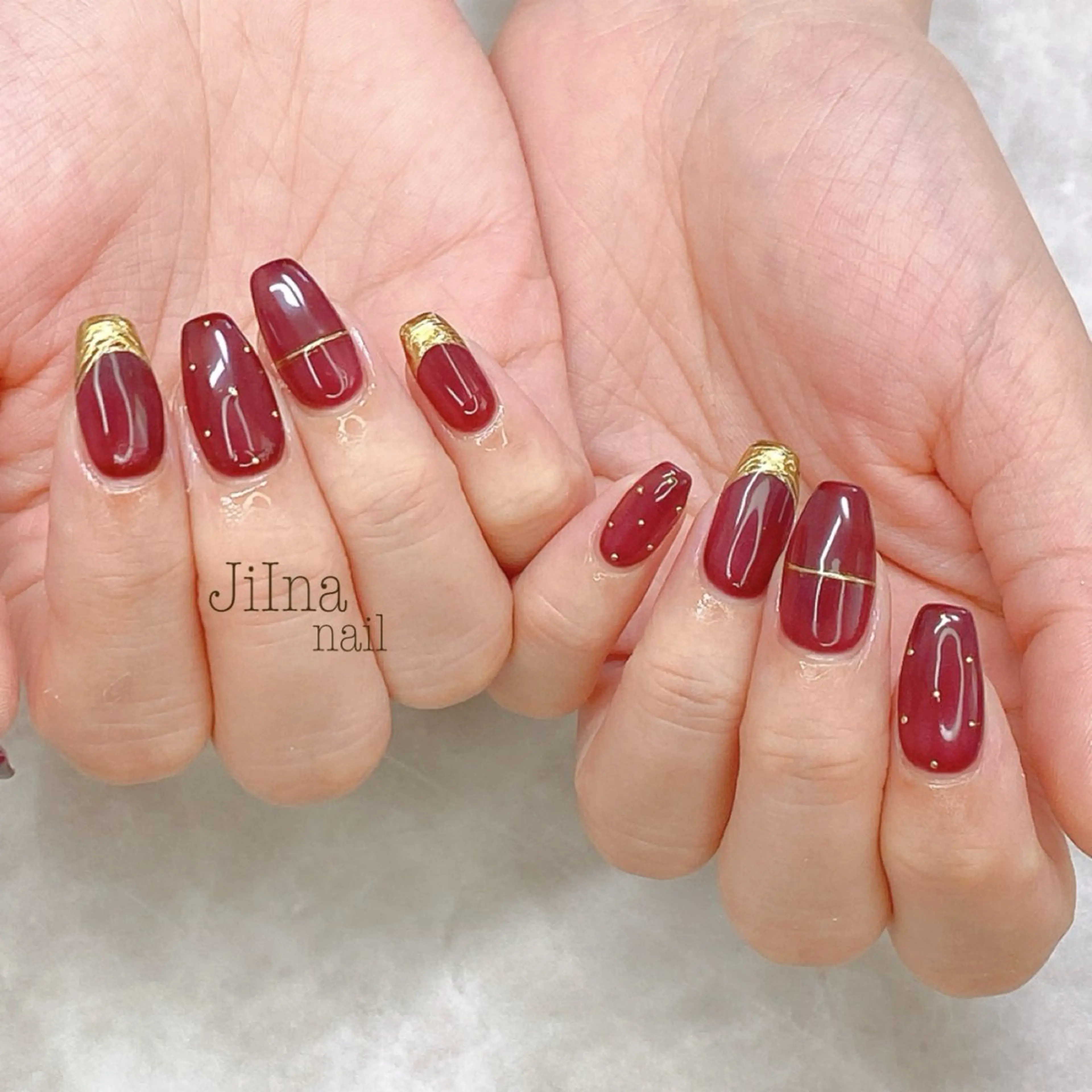ネイル 持ち込み JiIna nailのネイルデザイン