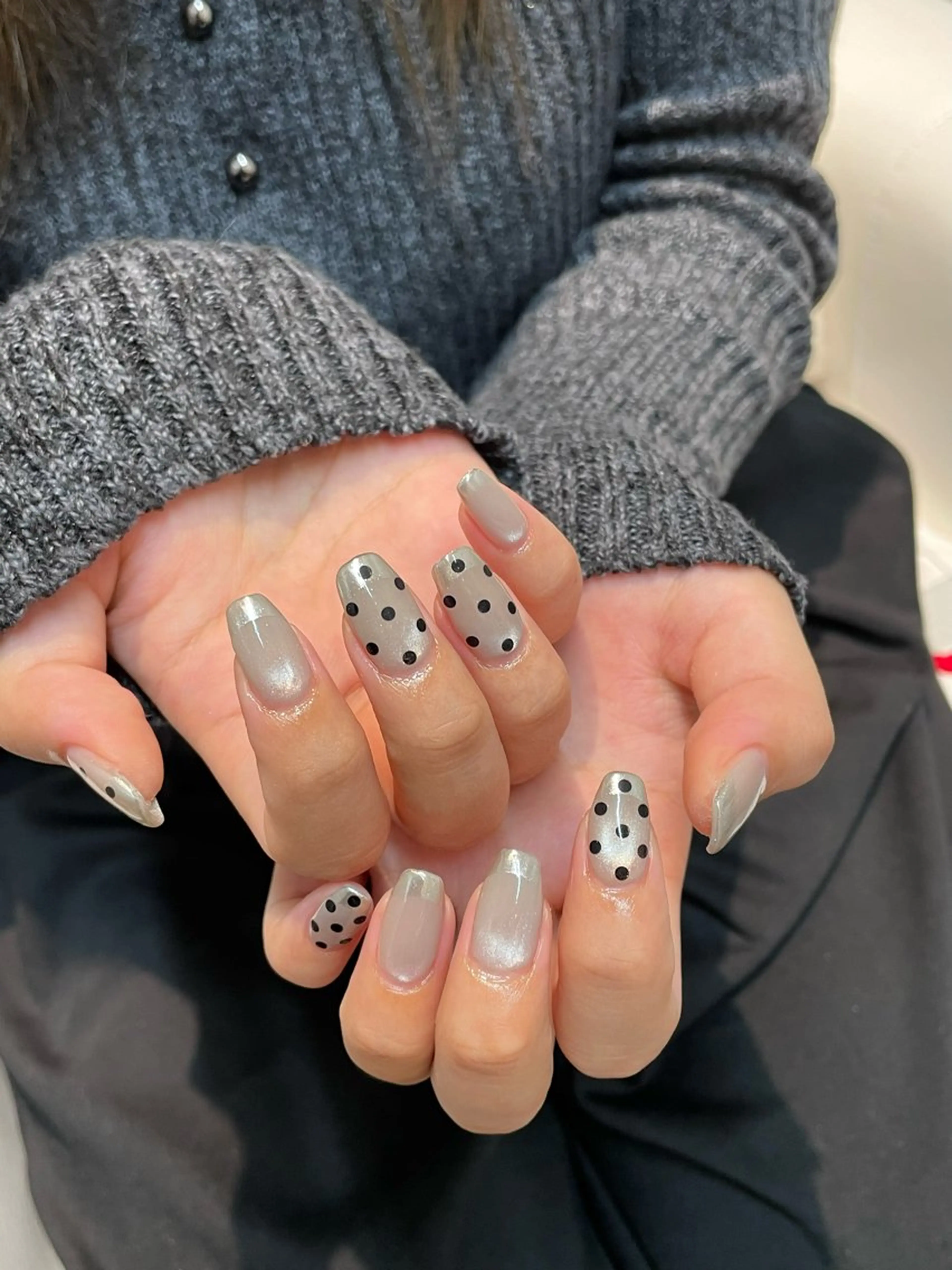 ネイル ハンドネイル Kuwata Arisa⋆🍒⭒˚のネイルデザイン