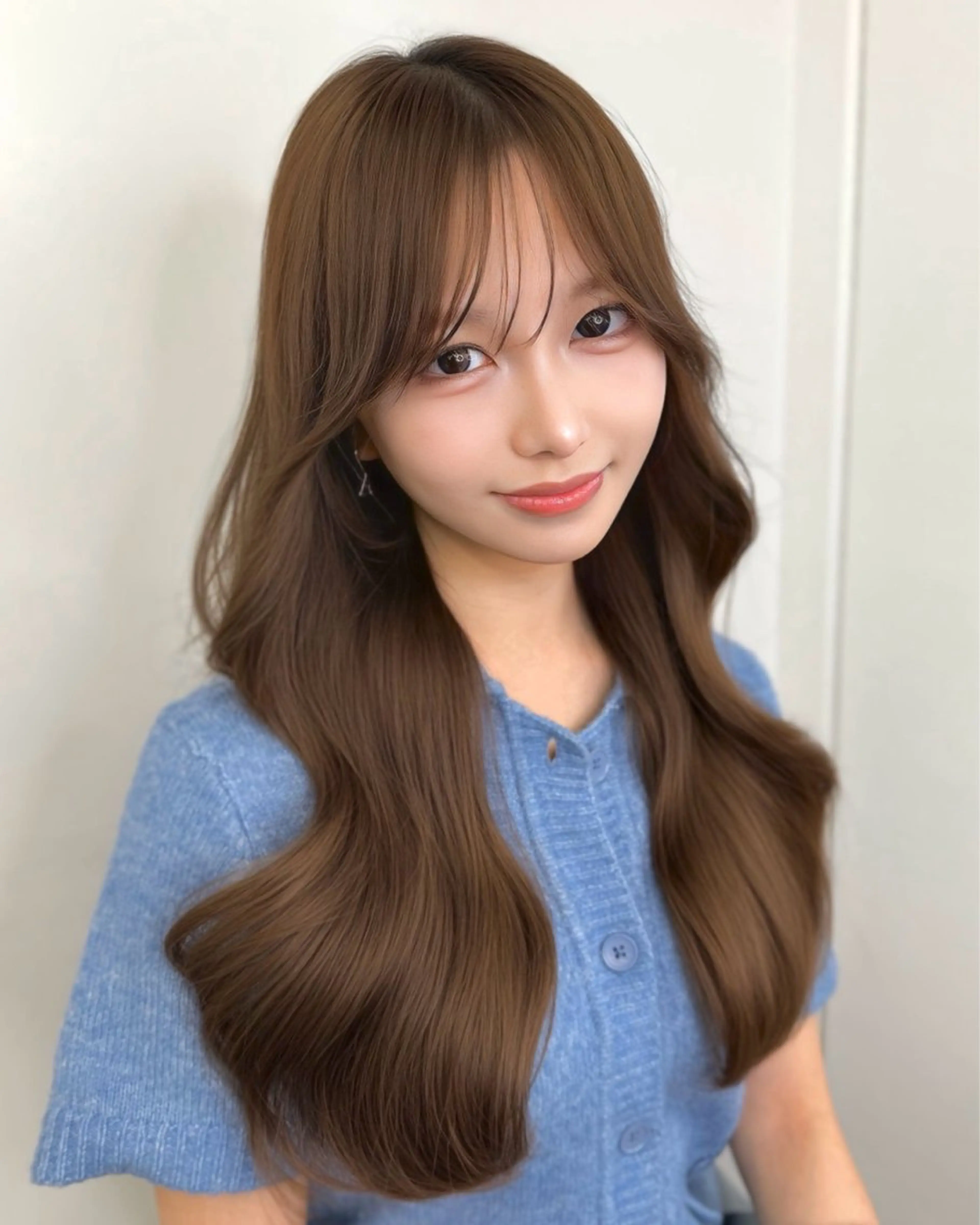 ロング トリートメント カット ヘアカラー 韓国ヘア/髪質改善 レイヤーカットSHOのヘアスタイル