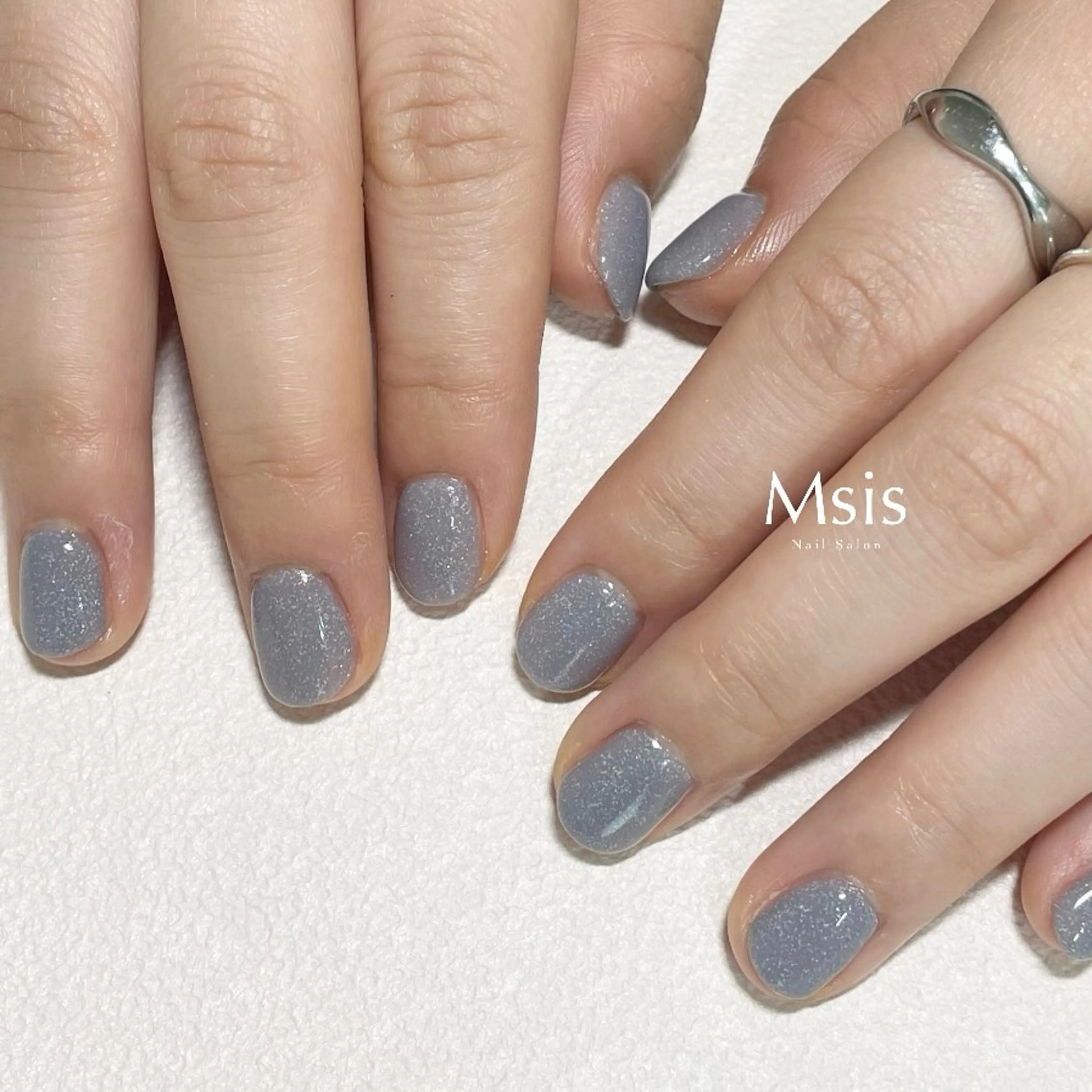 ネイル ワンカラーネイル Msis Beauty Salon　夙川店【エムシス】所属・Msis azusaのネイルデザイン