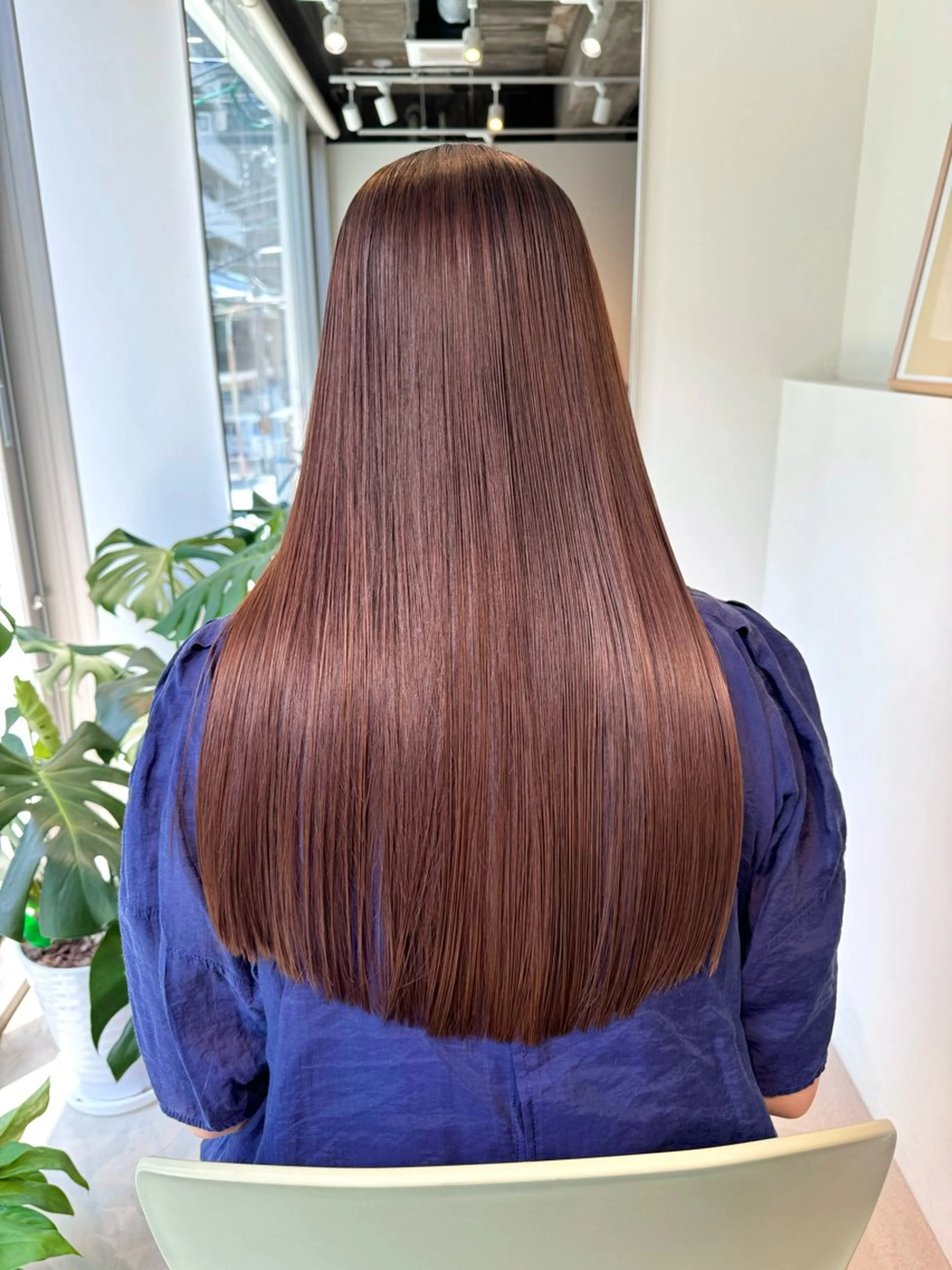 ロング アッシュ ボブ 髪質改善 レイヤーカット ロング eto所属・髪質改善スペシャリス ト長尾勇弥/梅田中津のヘアスタイル