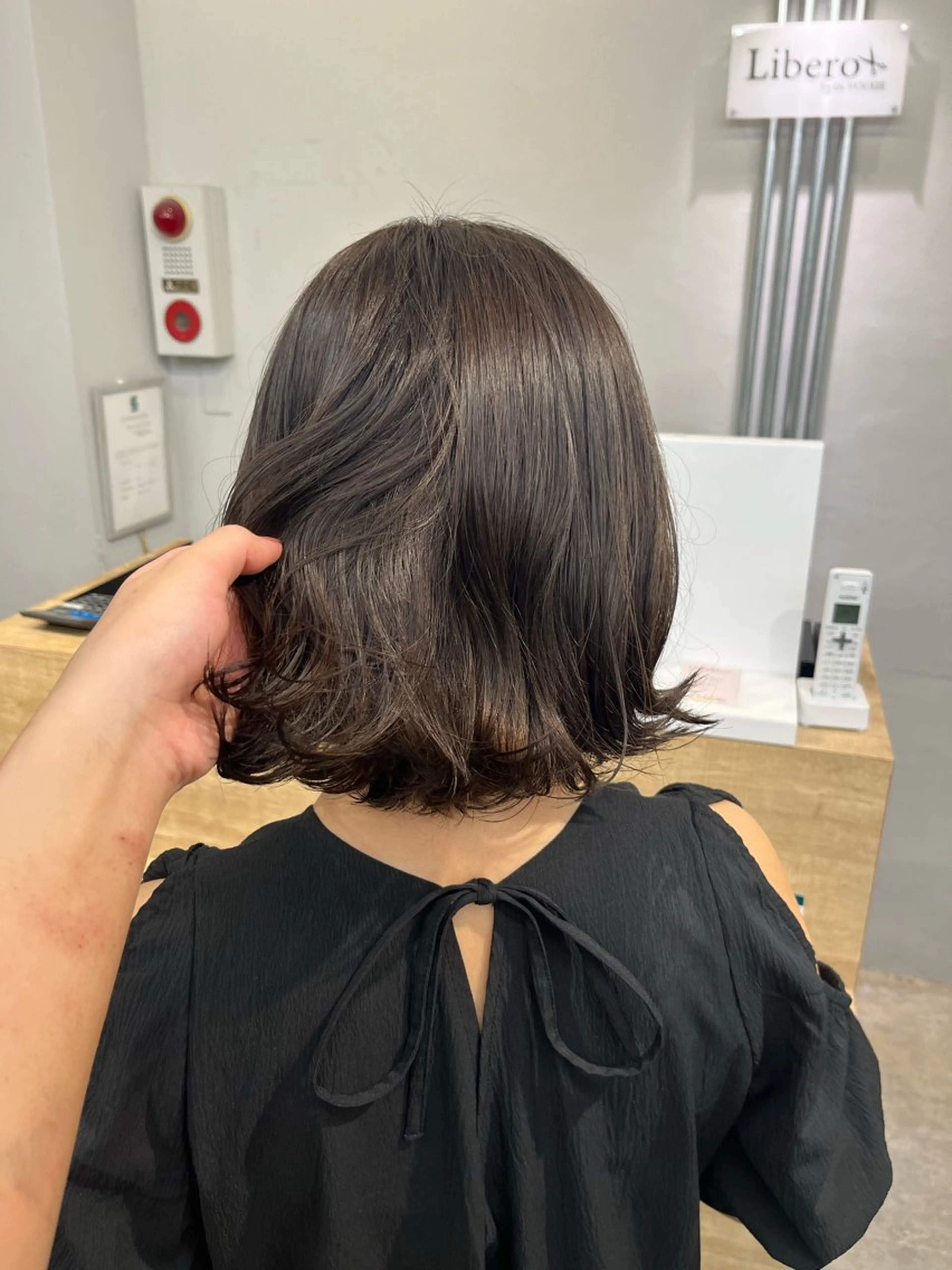 ミディアム カラー パーマ Libero 柏 🦋サチ🦋のヘアスタイル