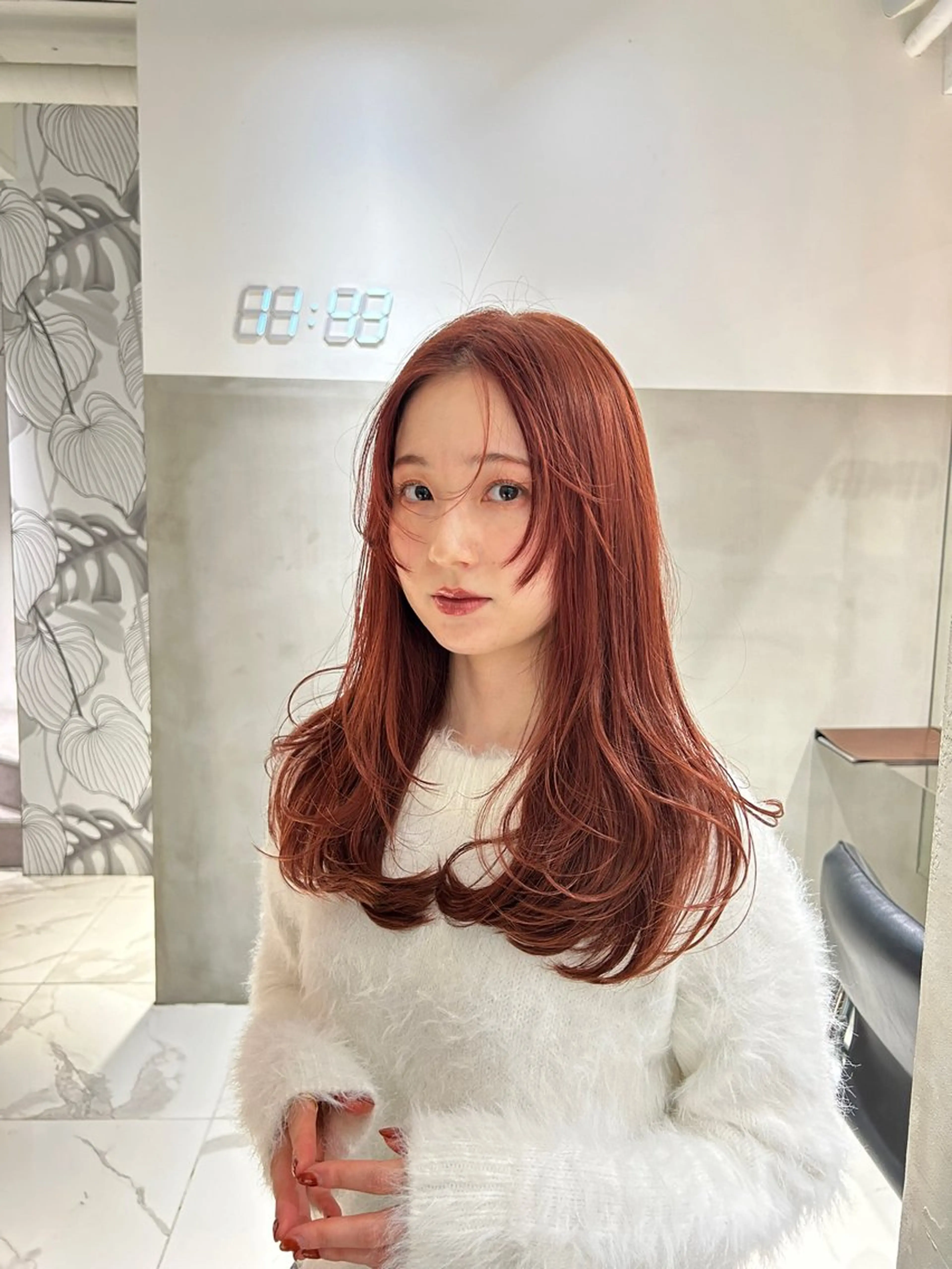 ロング ゆあ♡ 髪質改善×美髪矯正のヘアスタイル