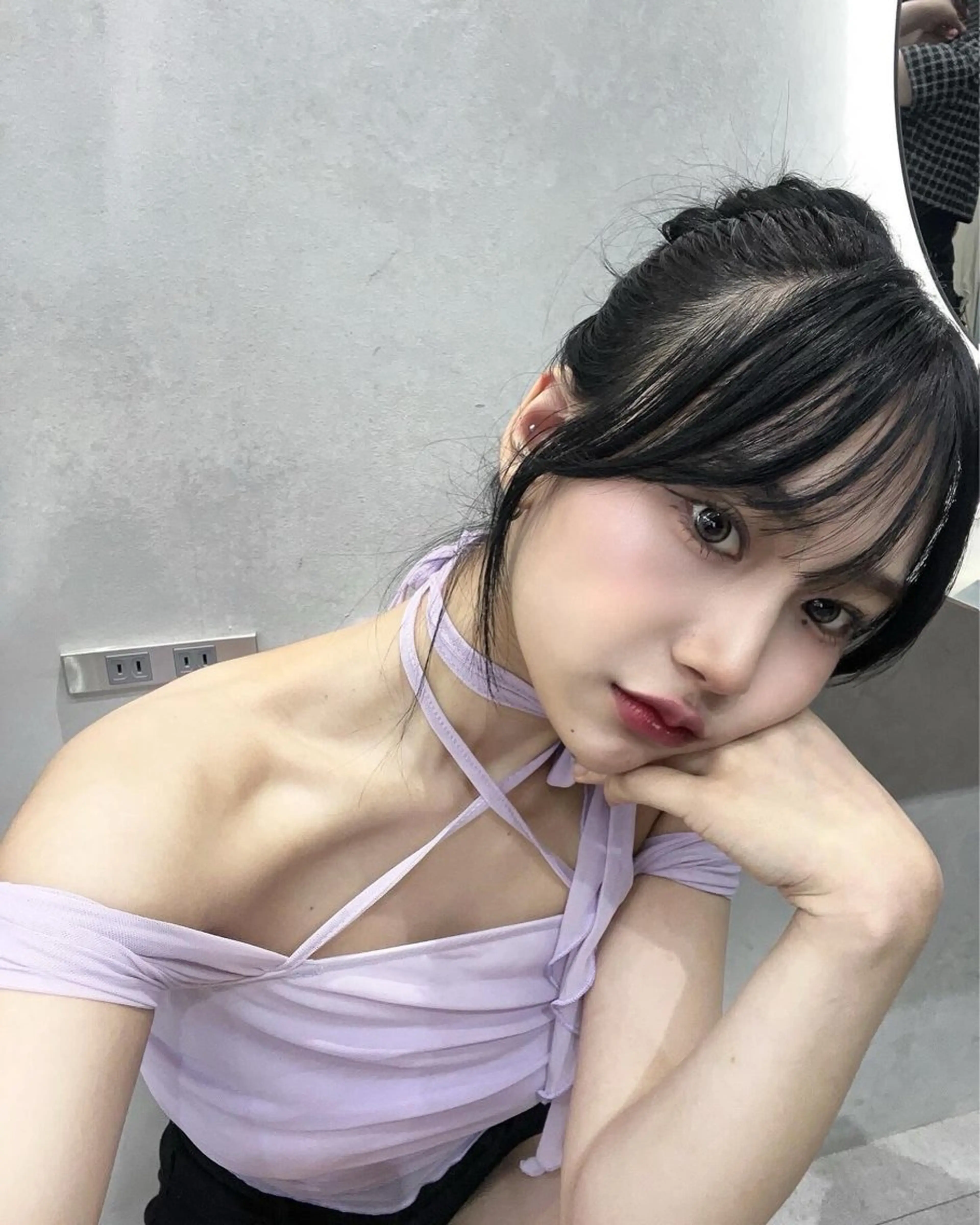 ヘアアレンジ トリートメント ハイトーン ハイライ ト バレイヤージュのヘアスタイル