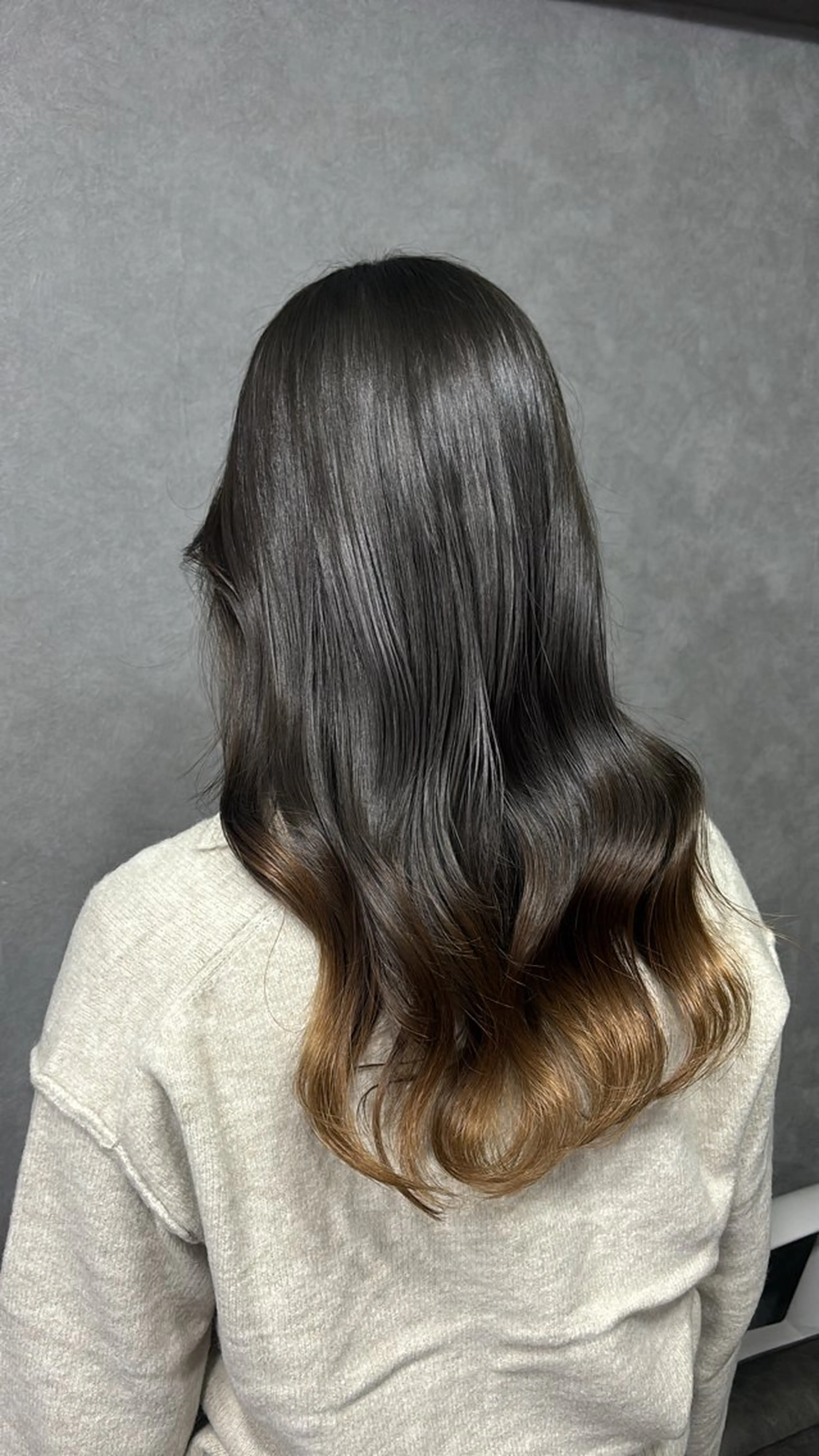 セミロング カラー ブリーチ デザインカラー ヘアカラー トリートメント chouette/ 根本優希のヘアスタイル