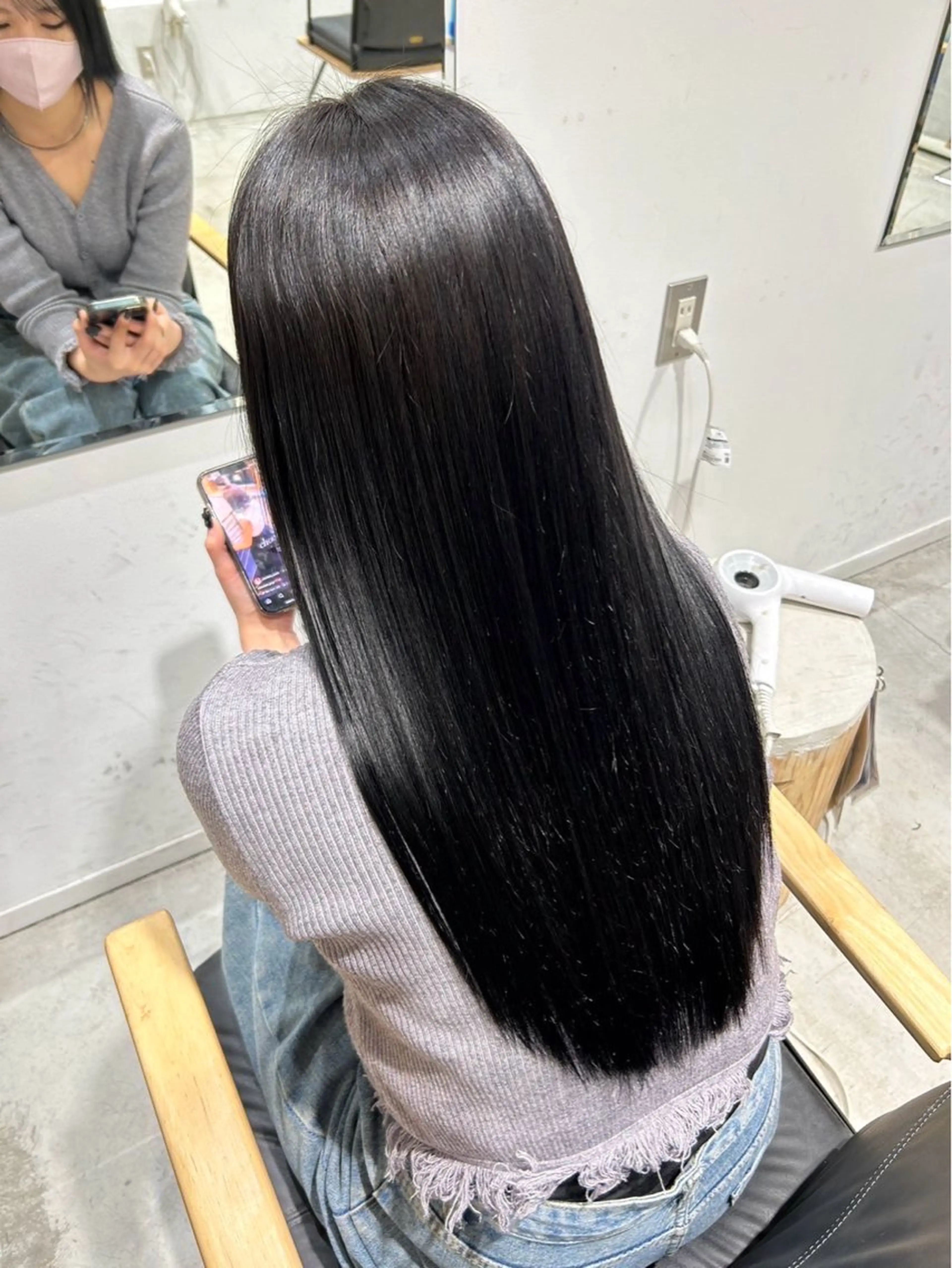 ロング 石橋 華のヘアスタイル