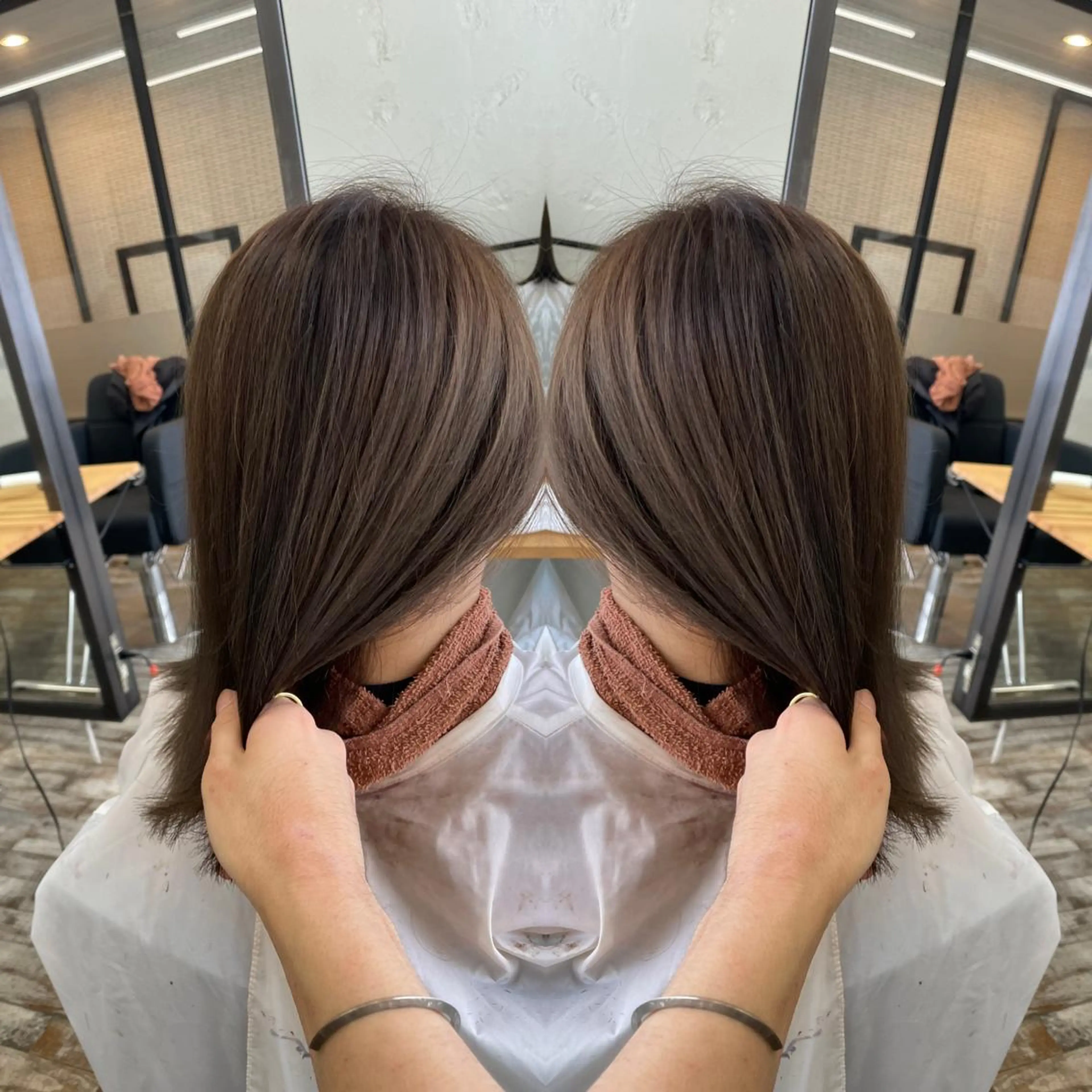 ミディアム カラー ギャルの革命児 秀斗のヘアスタイル