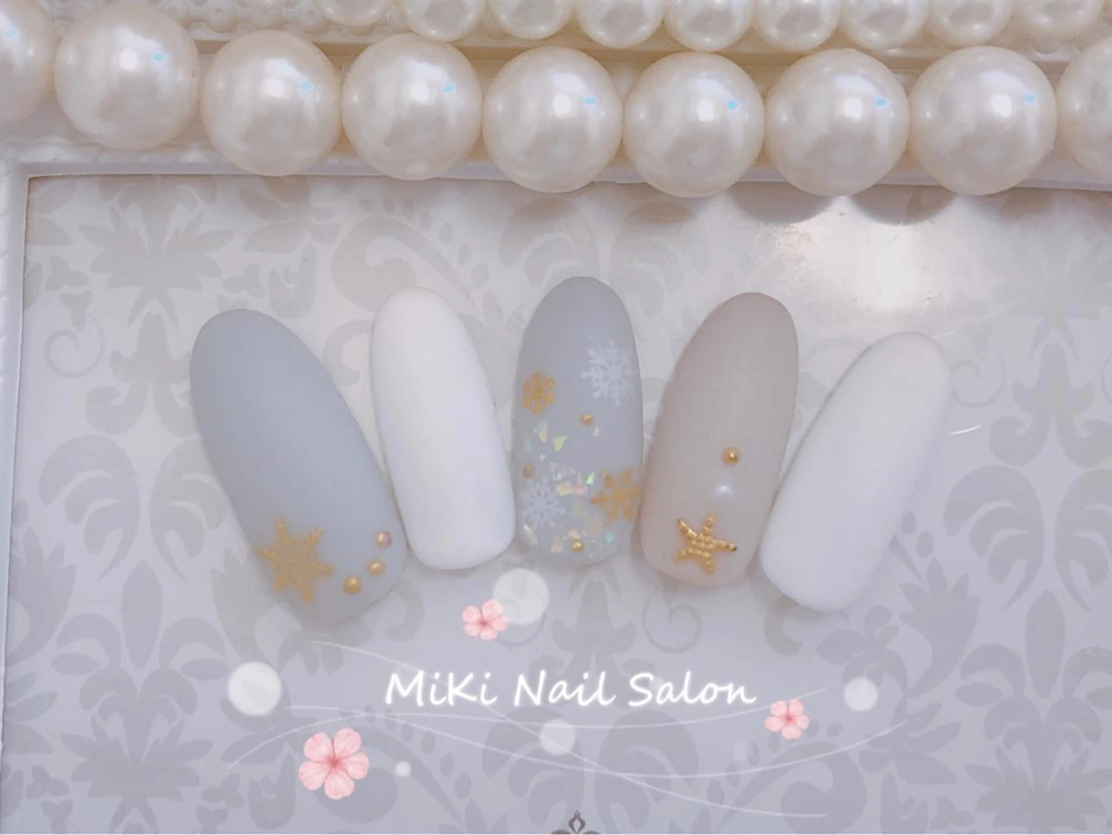 ネイル MiKi Nai池袋 長さだし得意のネイルデザイン