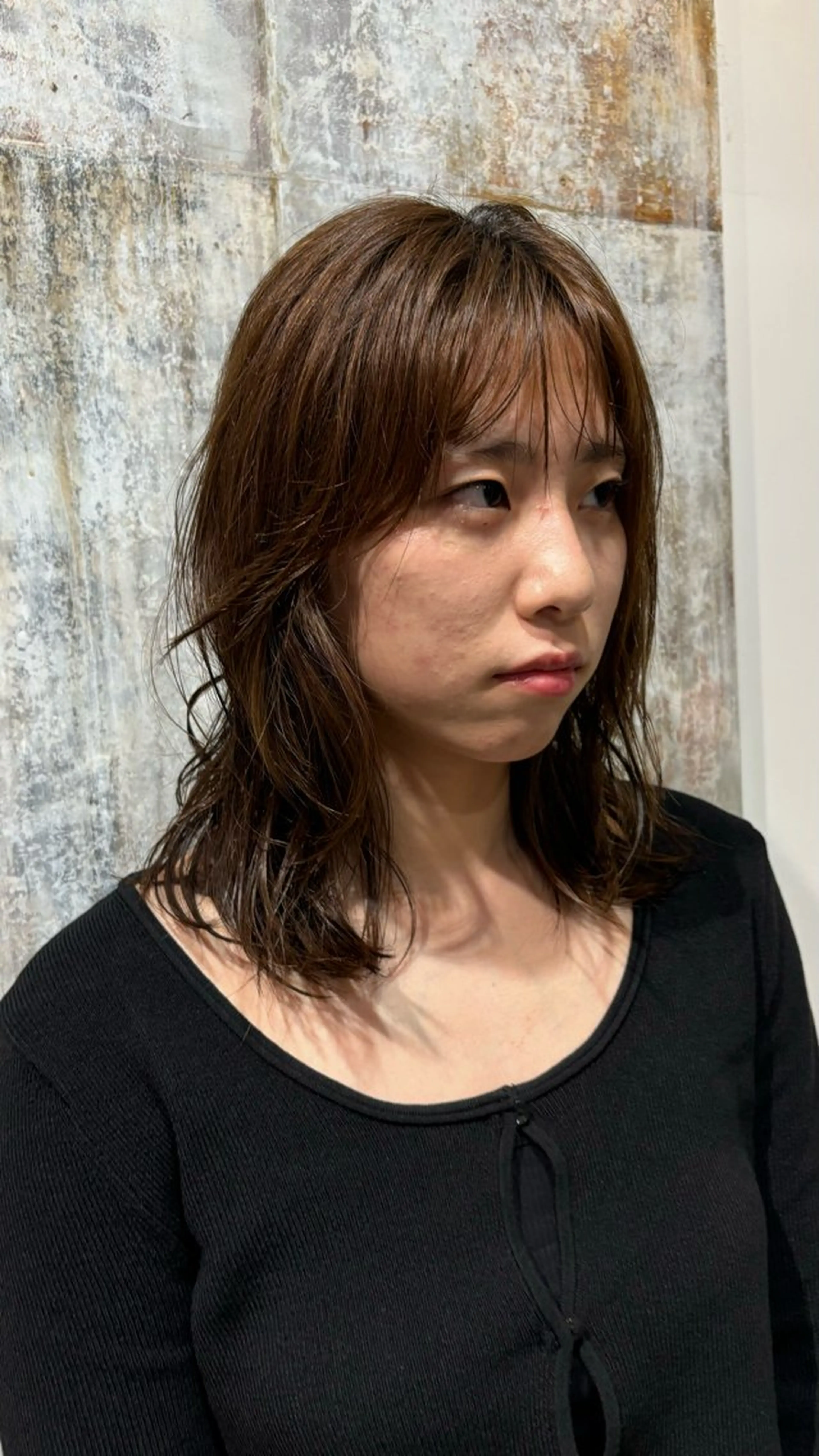 パーマ Elme所属・デビュー前割引中🔥 平口はのんのヘアスタイル