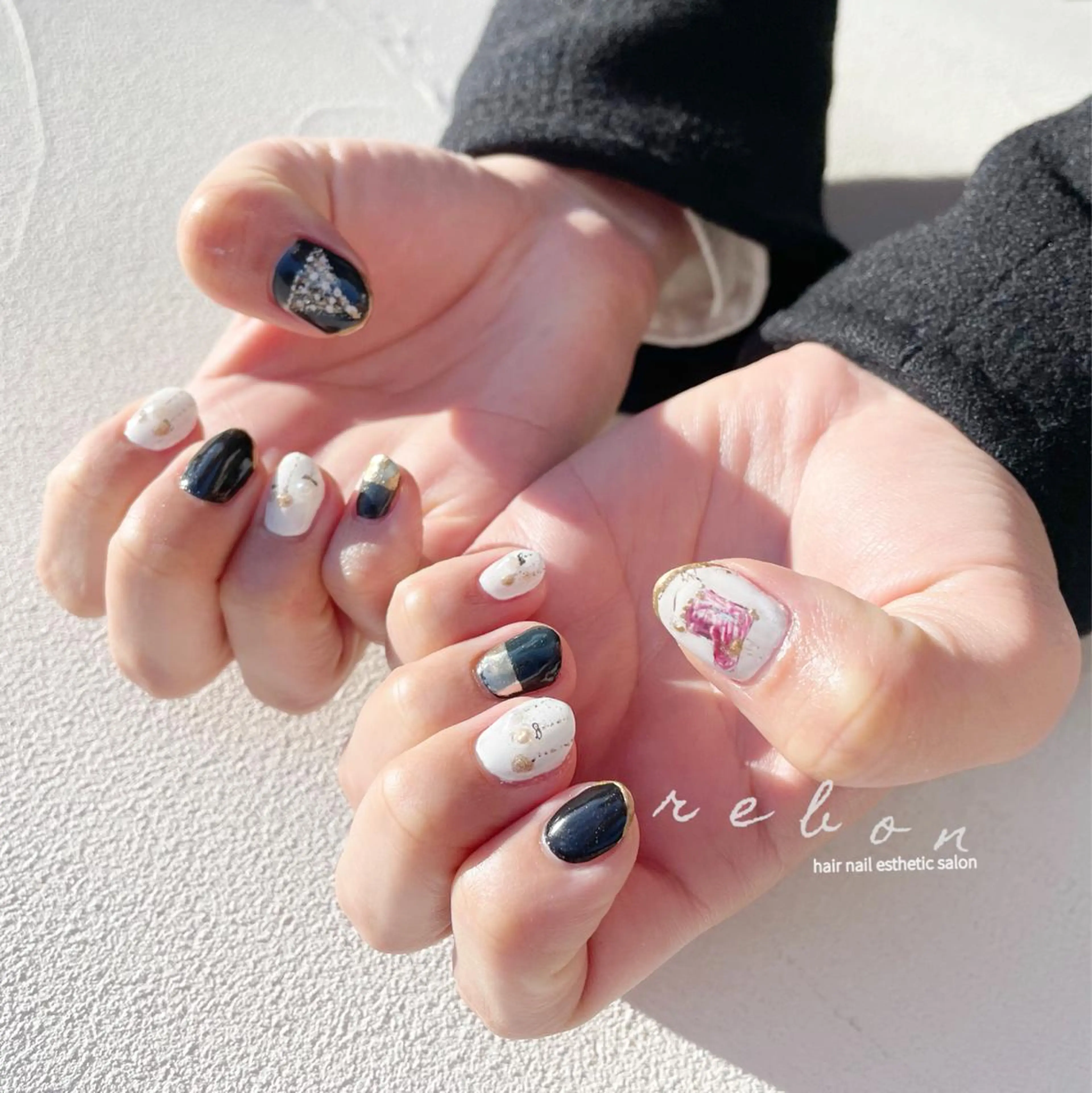ネイル ハンドネイル フットネイル rebon＊ natsukiのネイルデザイン