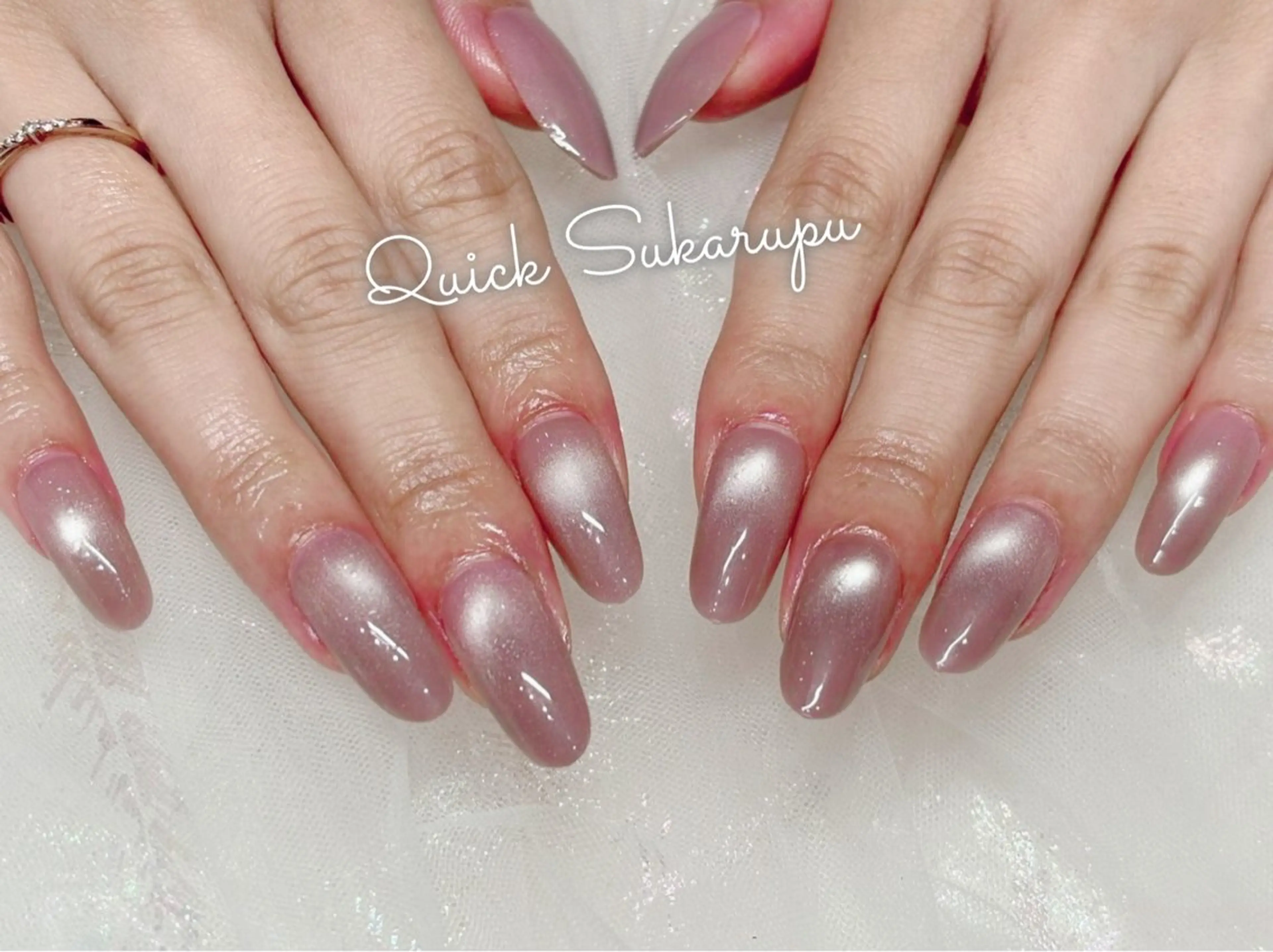ネイル ハンドネイル Quick Sukarupu 新宿店所属・澤田 あれのネイルデザイン