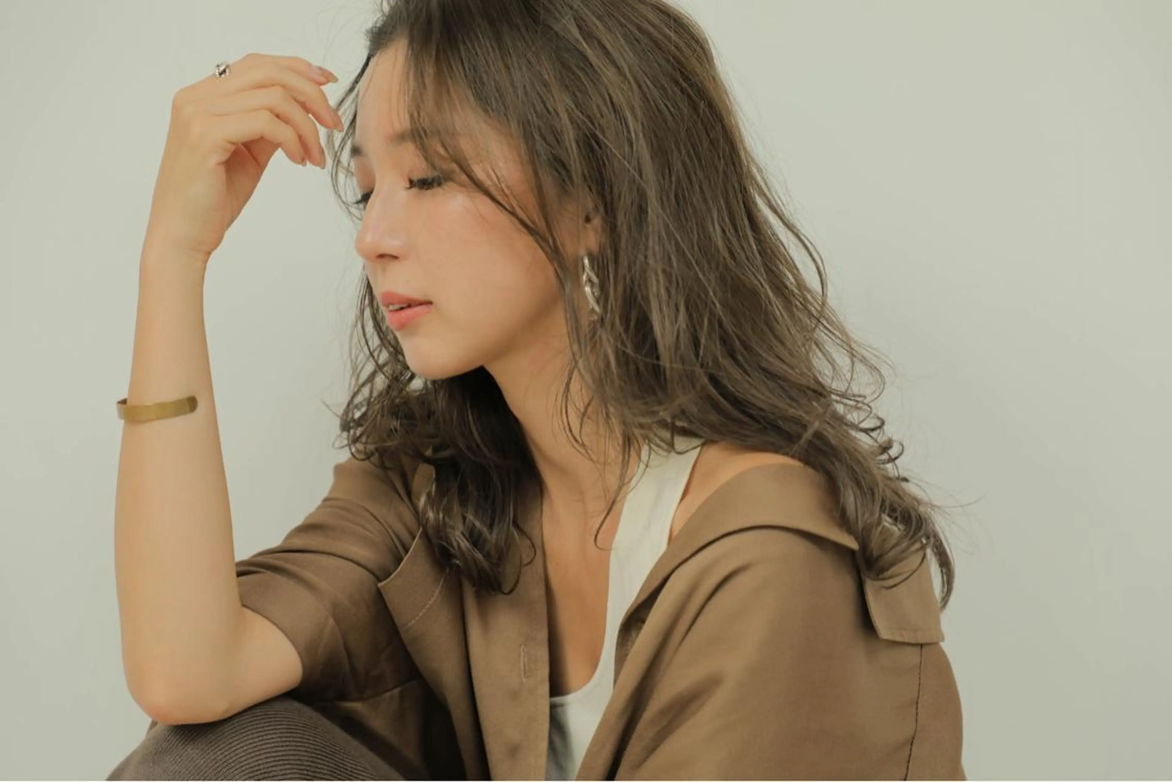 セミロング マツエク・マツパ 竹原 祐樹のヘアスタイル