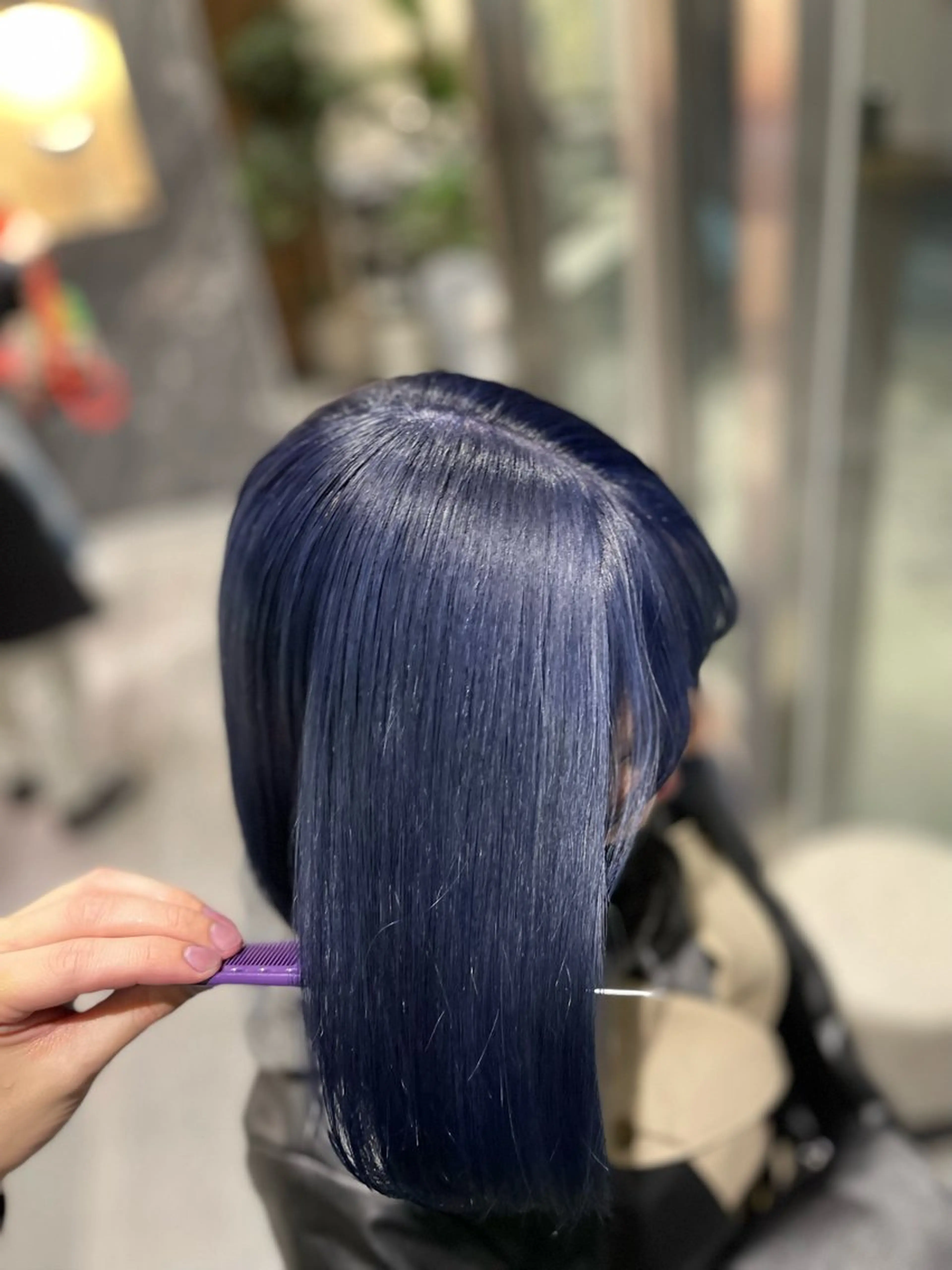 ミディアム カラー ヘアカラー トリートメント ヘアセット Hapiness所属・髪質改善&カラー特化 ボブ&ロングRYOのヘアスタイル