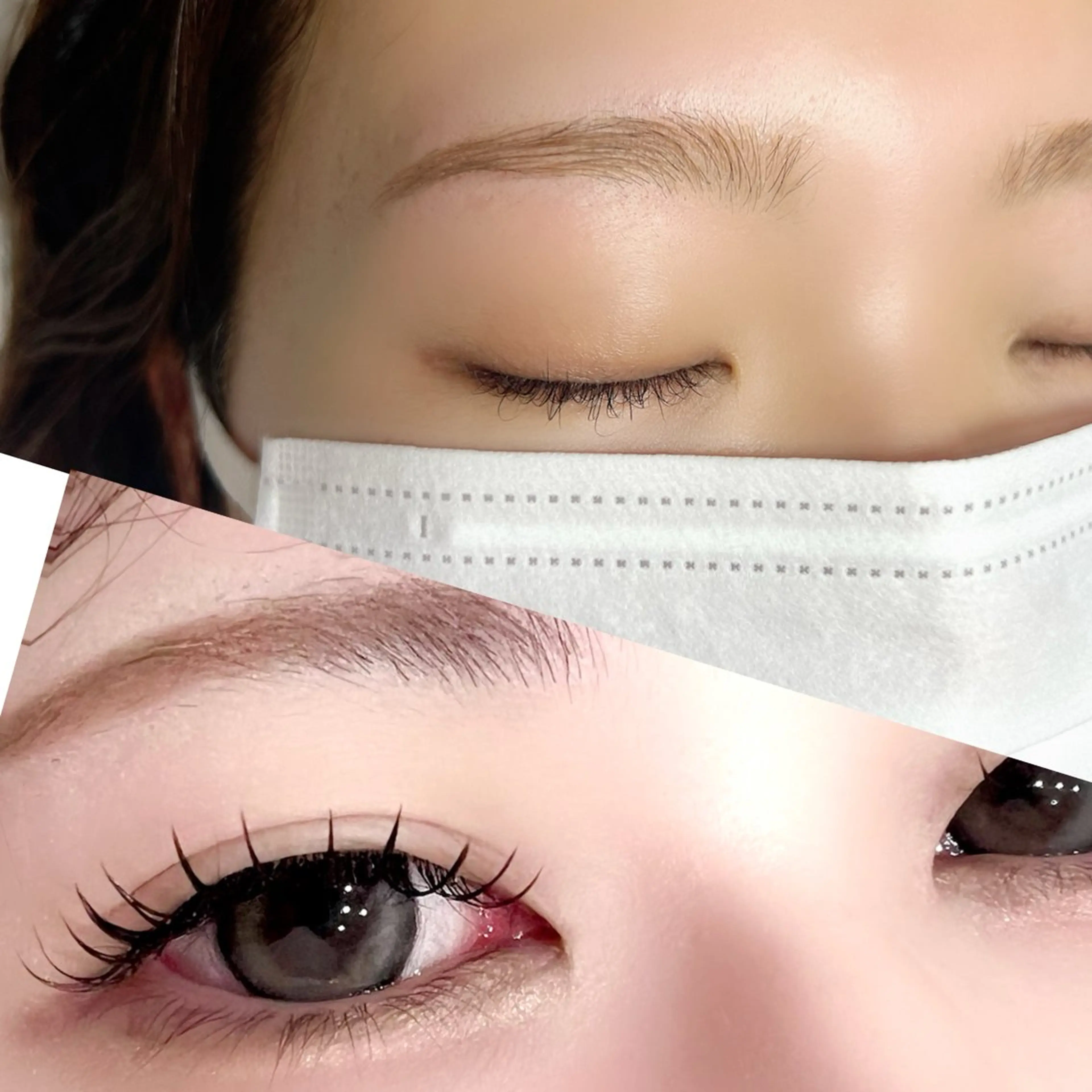 ❄️ウインターセール14%OFF⛄️LEDフラットラッシュ120本×アイブロウWax(メイク込み)の写真