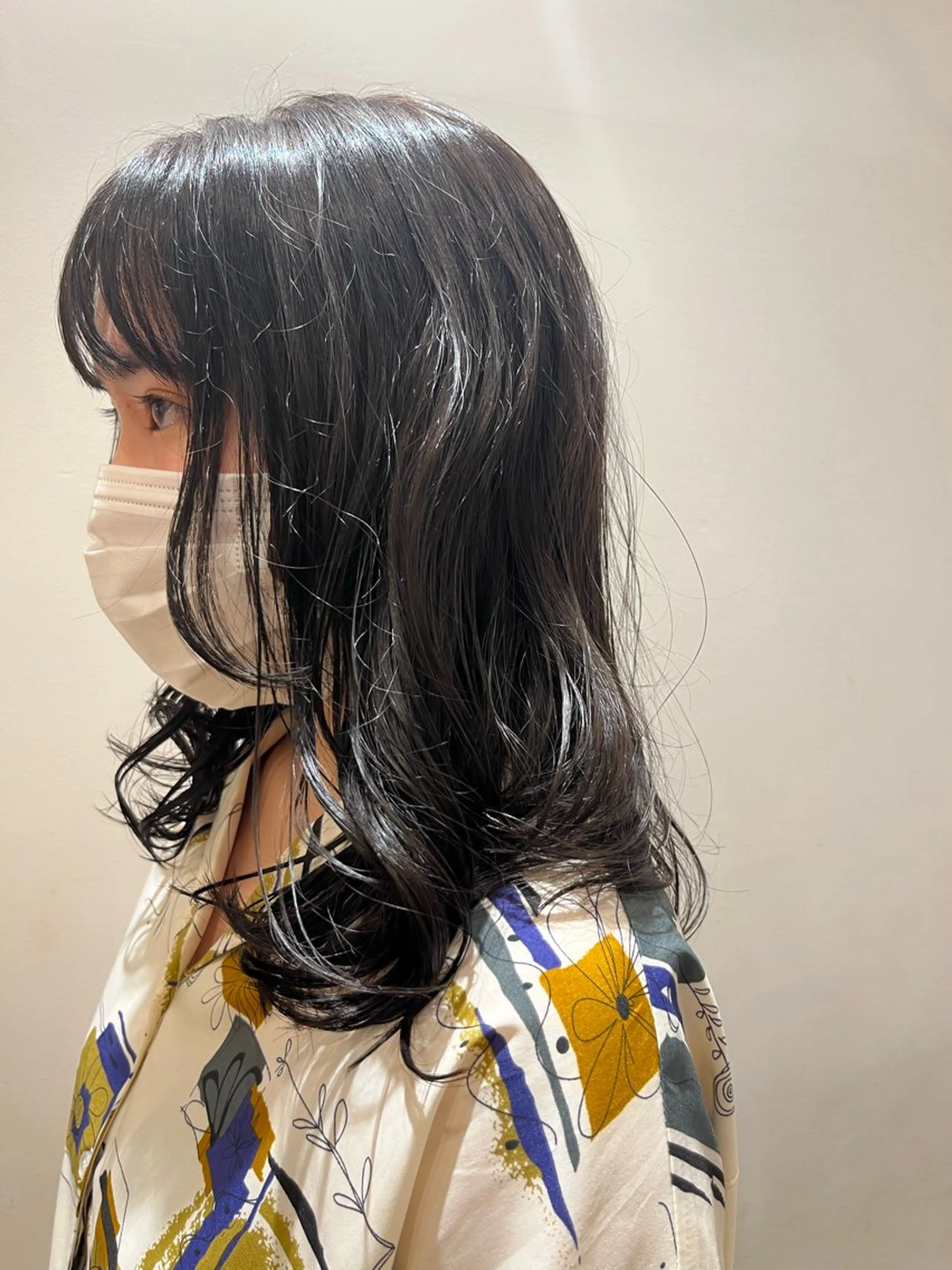 セミロング カラー ヘアカラー 門崎未依/レイヤー/ メンズカット🪿のヘアスタイル