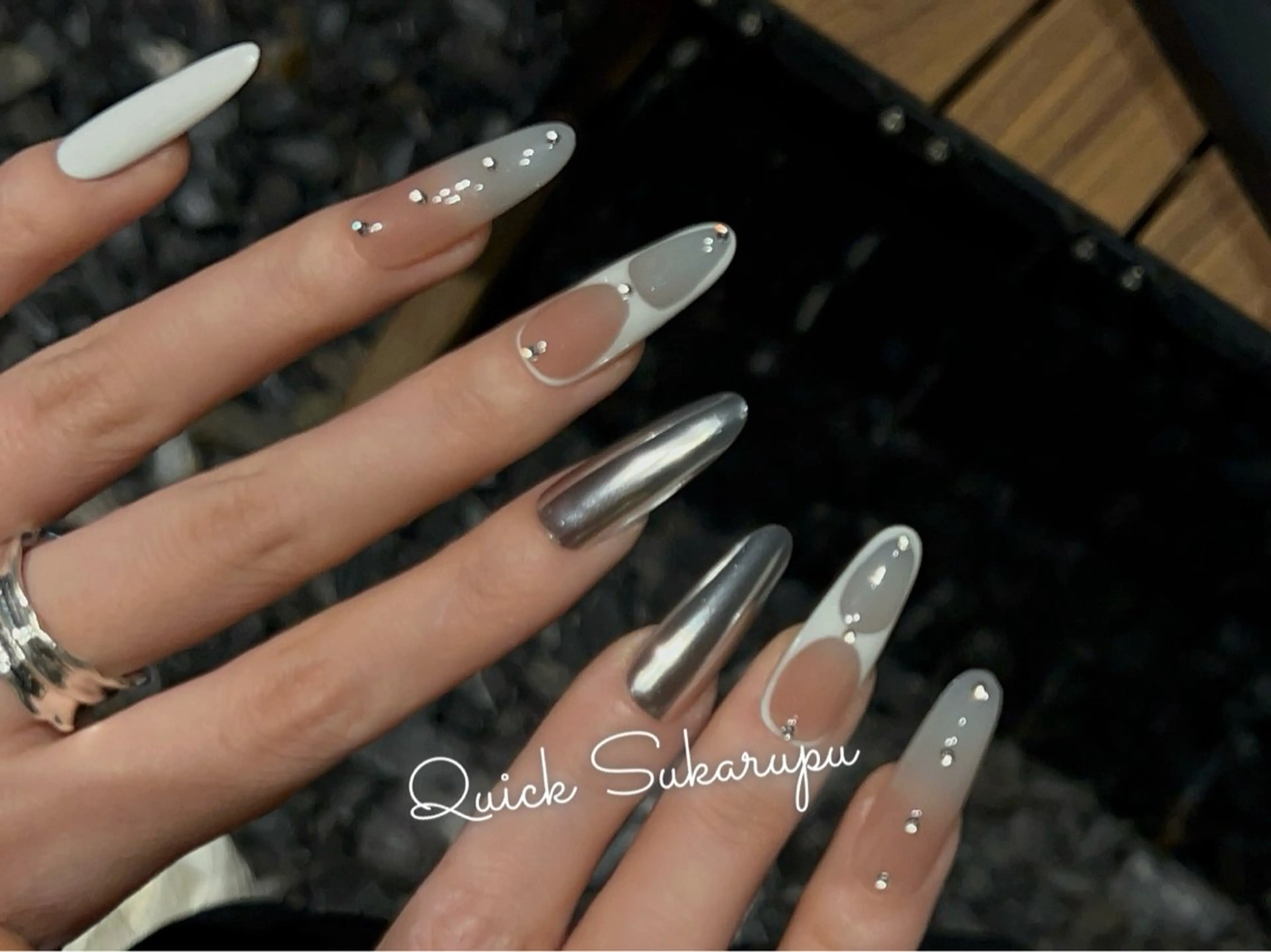 ネイル ハンドネイル Quick Sukarupu新宿のネイルデザイン
