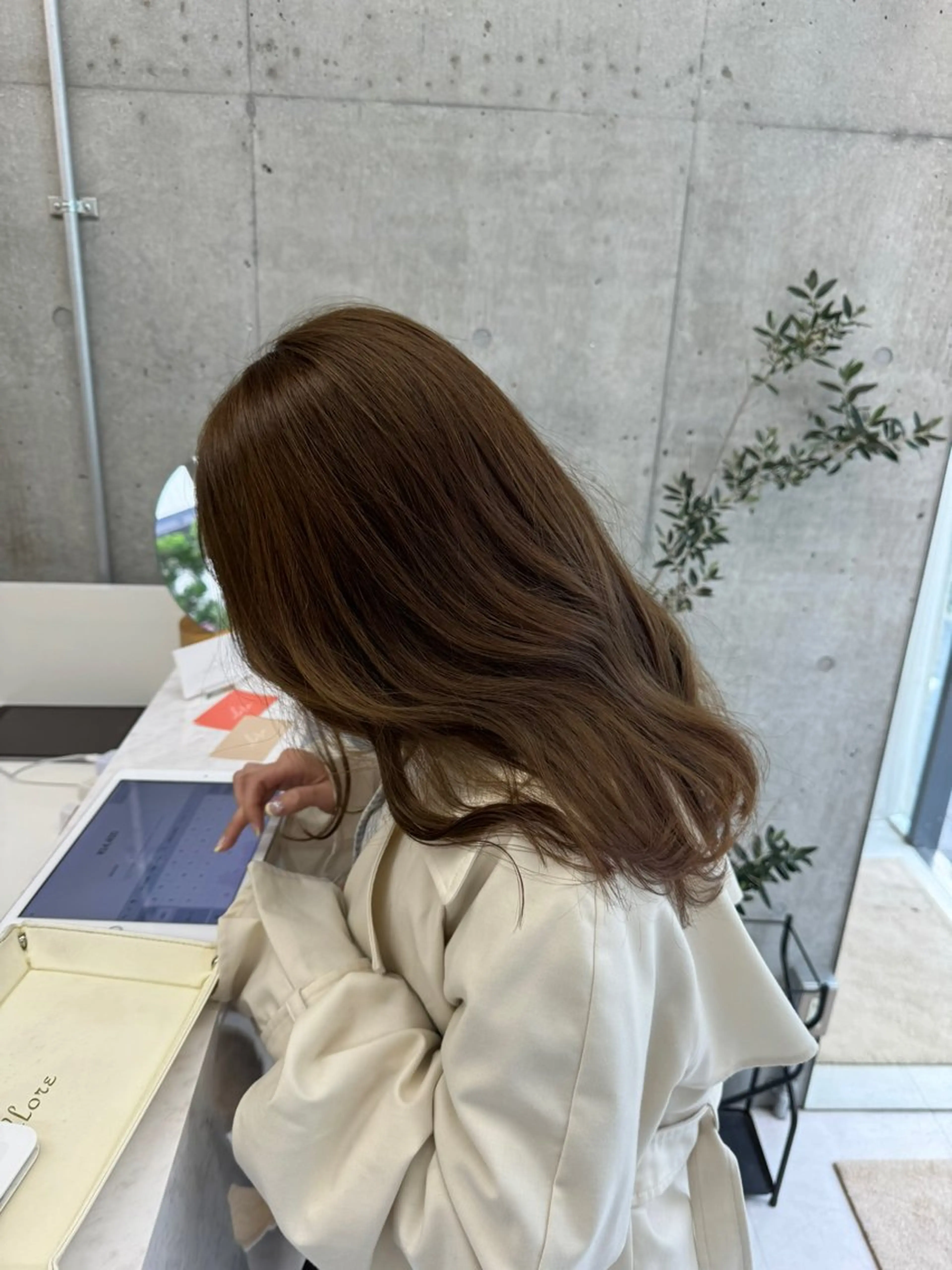 セミロング うる艶ヘア♡韓国好き 透明感　shotaのヘアスタイル