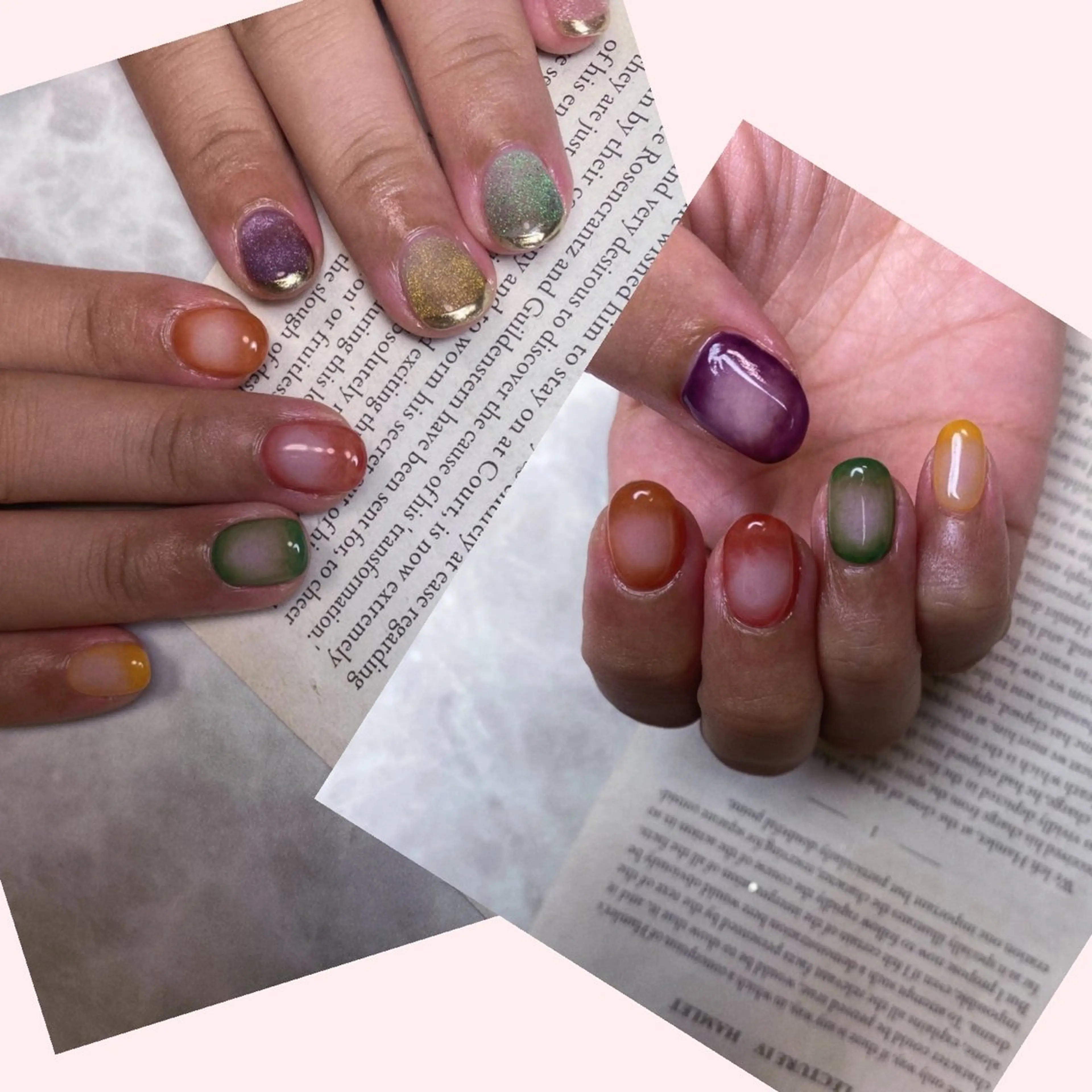 ネイル 持ち込み ハンドネイル ハンドケア 🌿Charme🌿 MAIのネイルデザイン