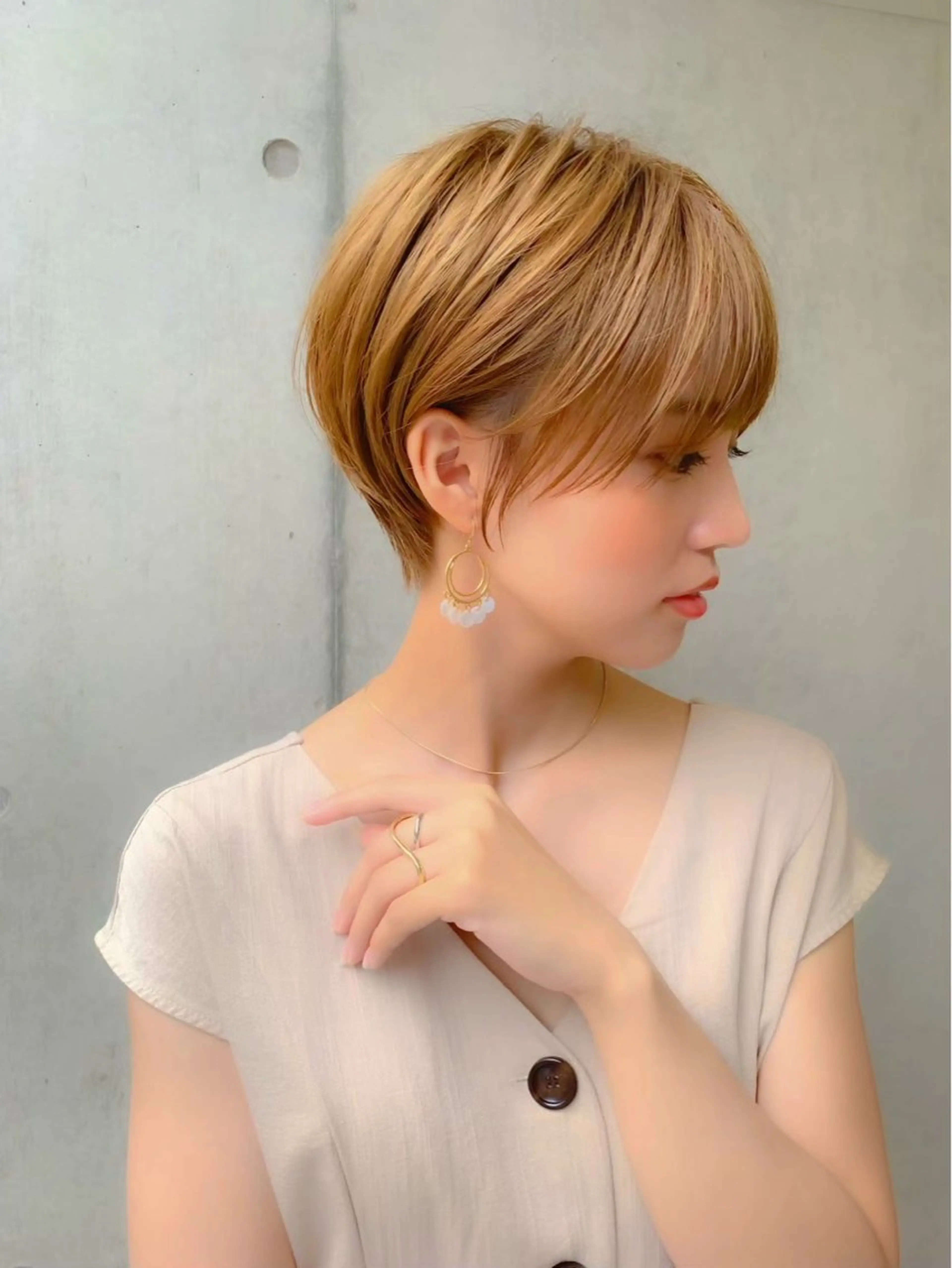 ショート ショートヘア 小顔カット カット ヘアカラー トリートメント ヘッドスパ 遠藤大雅 ショート /ボブ/髪質改善🌈のヘアスタイル