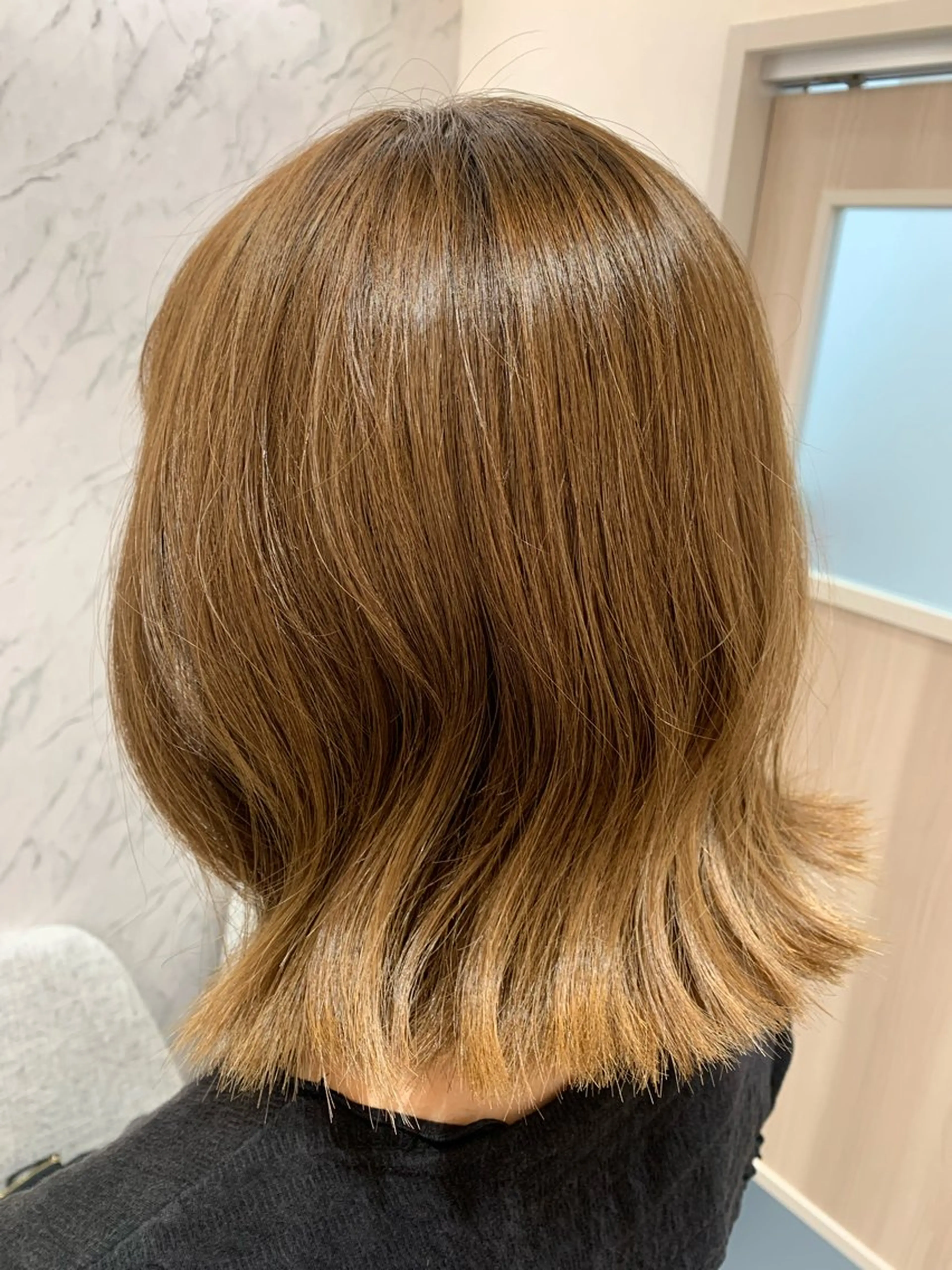 ミディアム カット ヘアカラー トリートメント 髪質改善特化美容師/ 武田諒のヘアスタイル