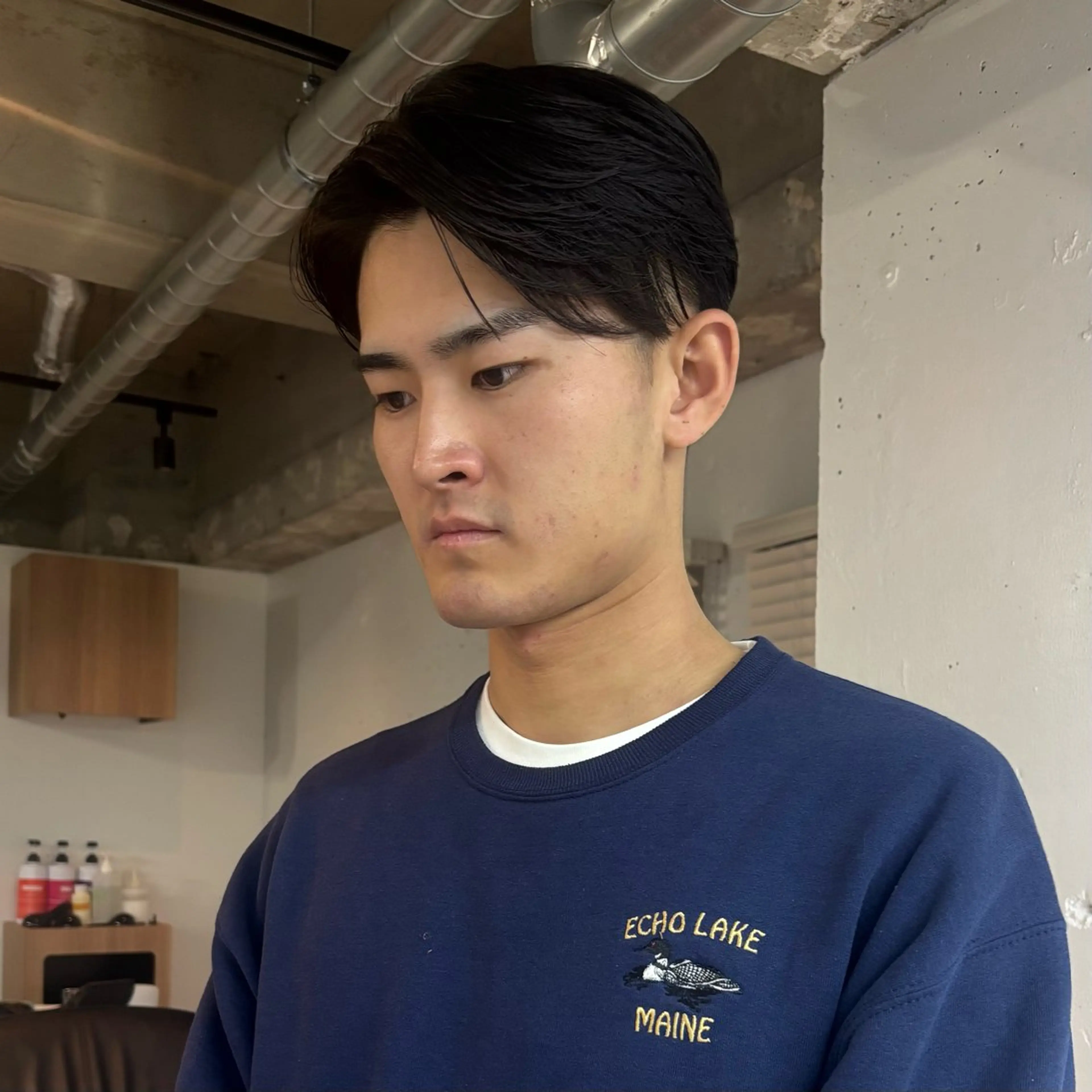 メンズ センターパート Smith秋葉原所属・mai / men'sのヘアスタイル