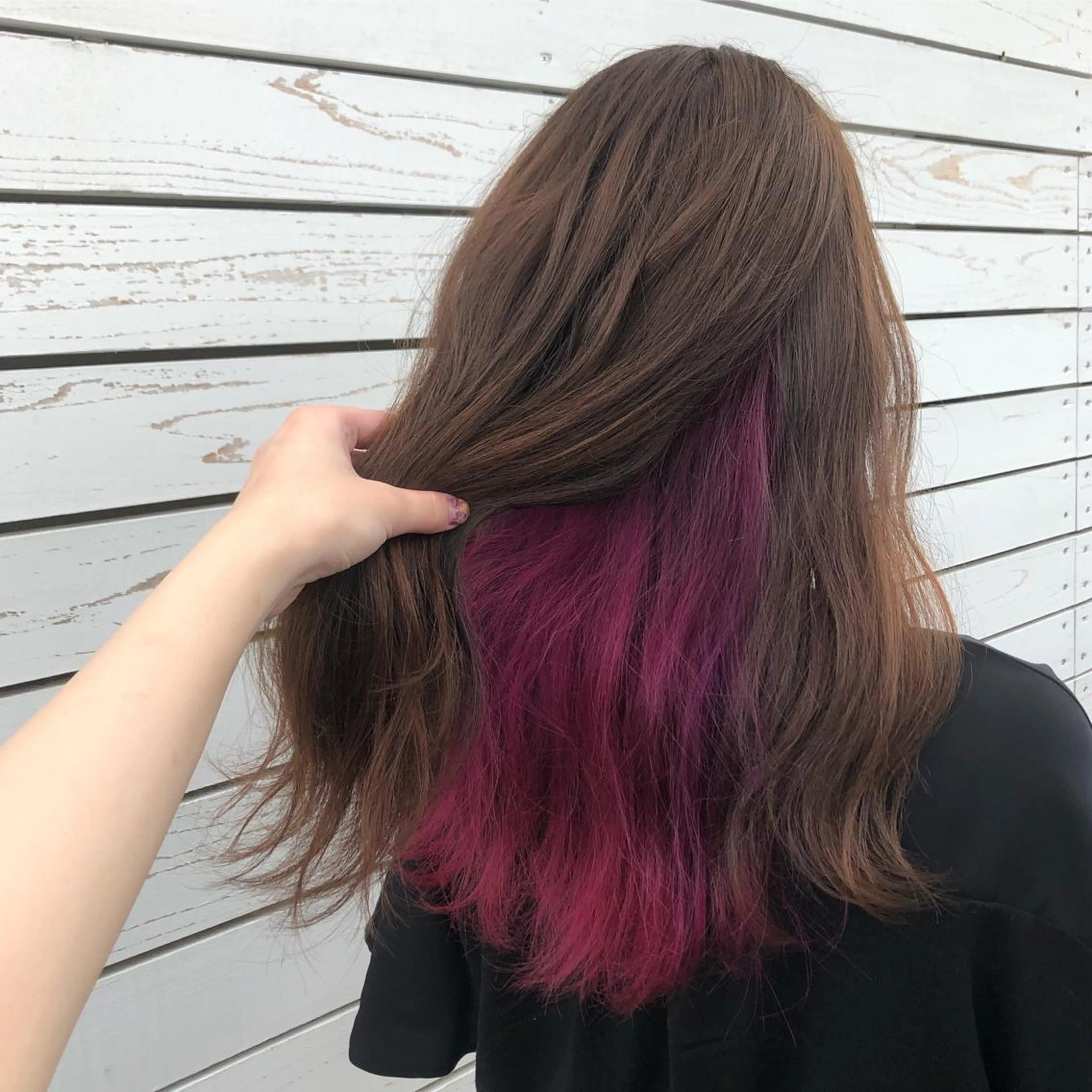 セミロング カラー ヘアアレンジ CREAPY所属・CREAPY　日向野 利菜のヘアスタイル