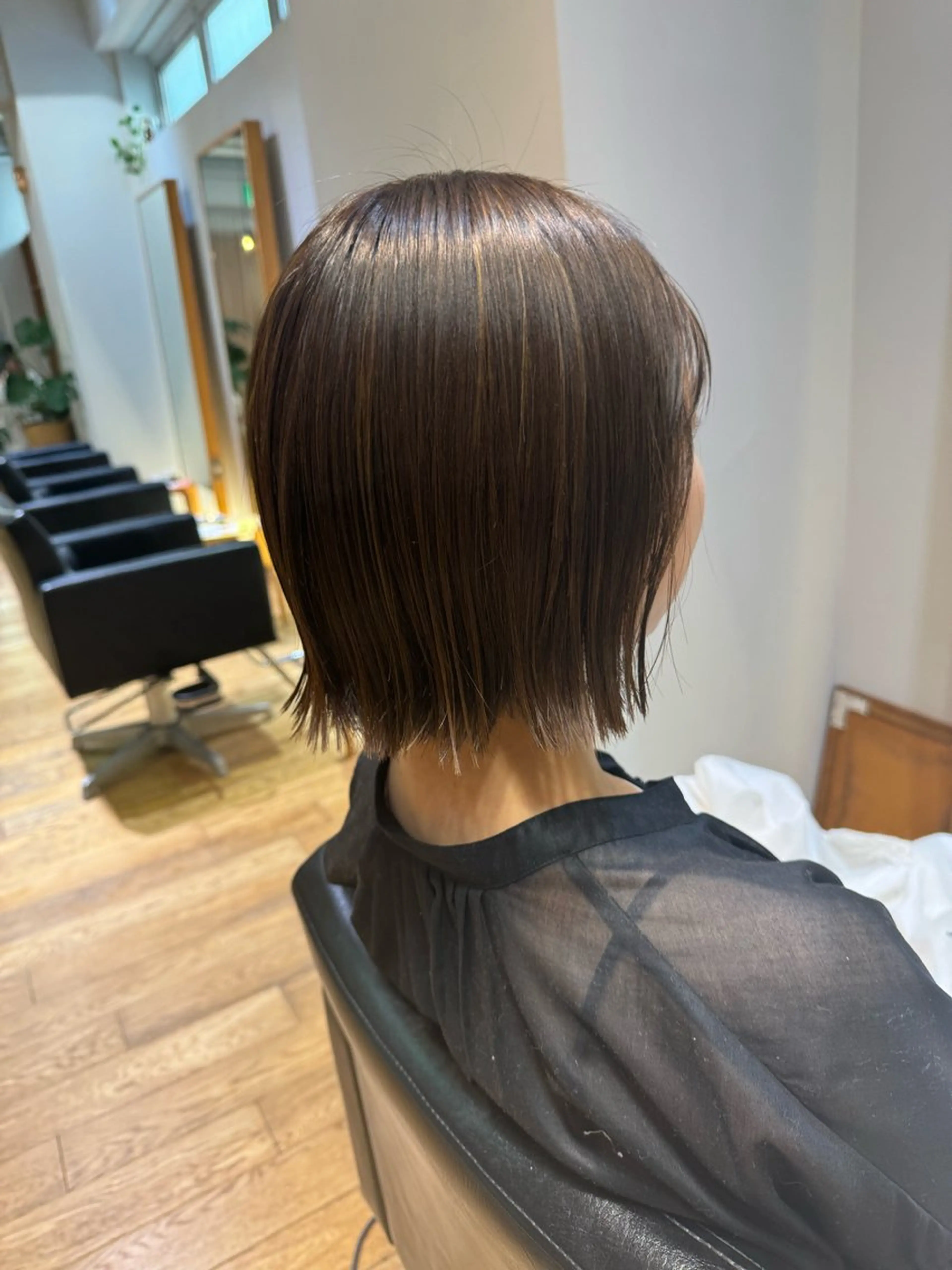 ショート カット ヘアカラー トリートメント なみまきパーマ/ボブ パーマ🌼杉田 萌恵のヘアスタイル