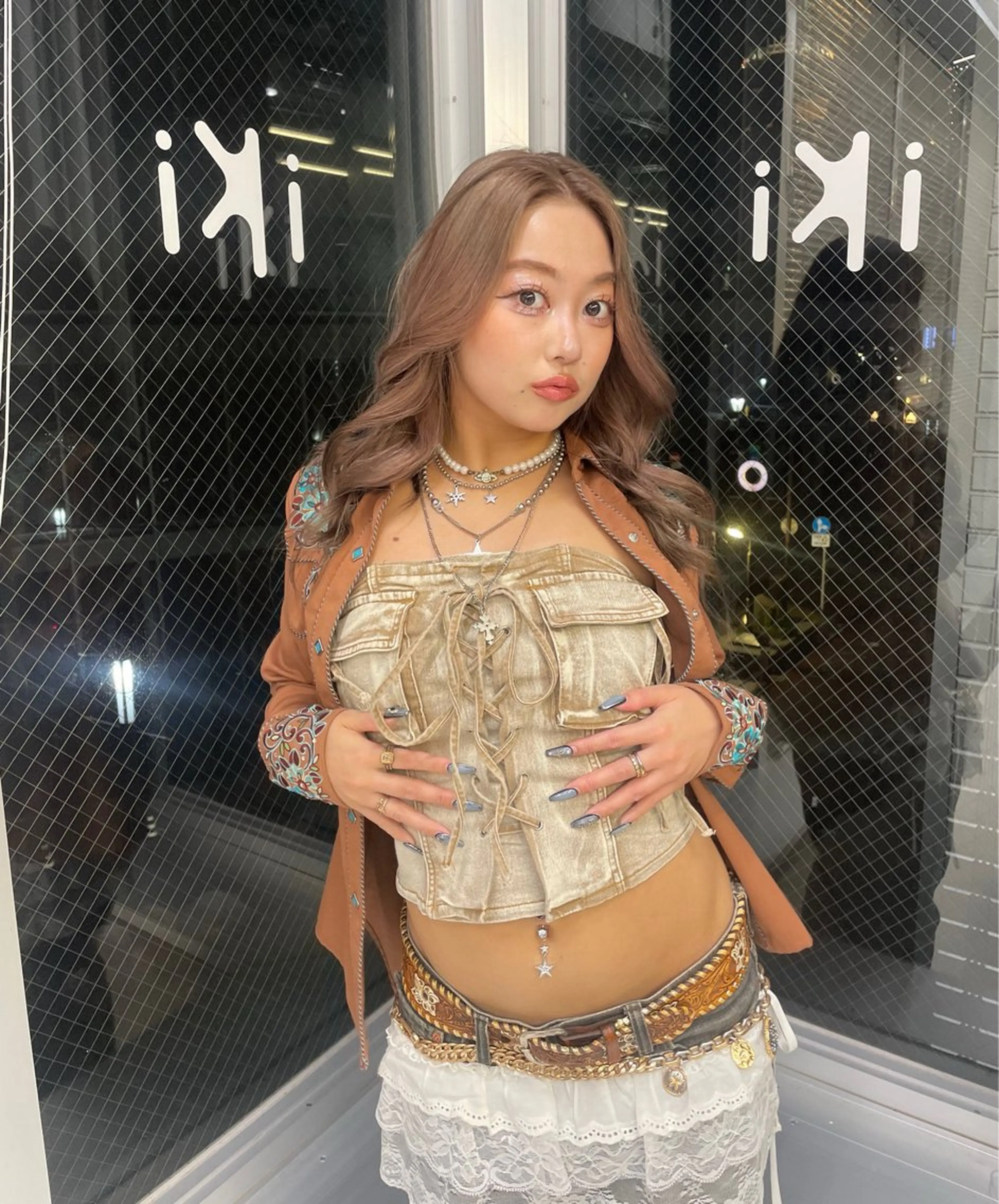 ロング ヘアカラー iki omotesando所属・mizuki🩶 バレイヤージュのヘアスタイル