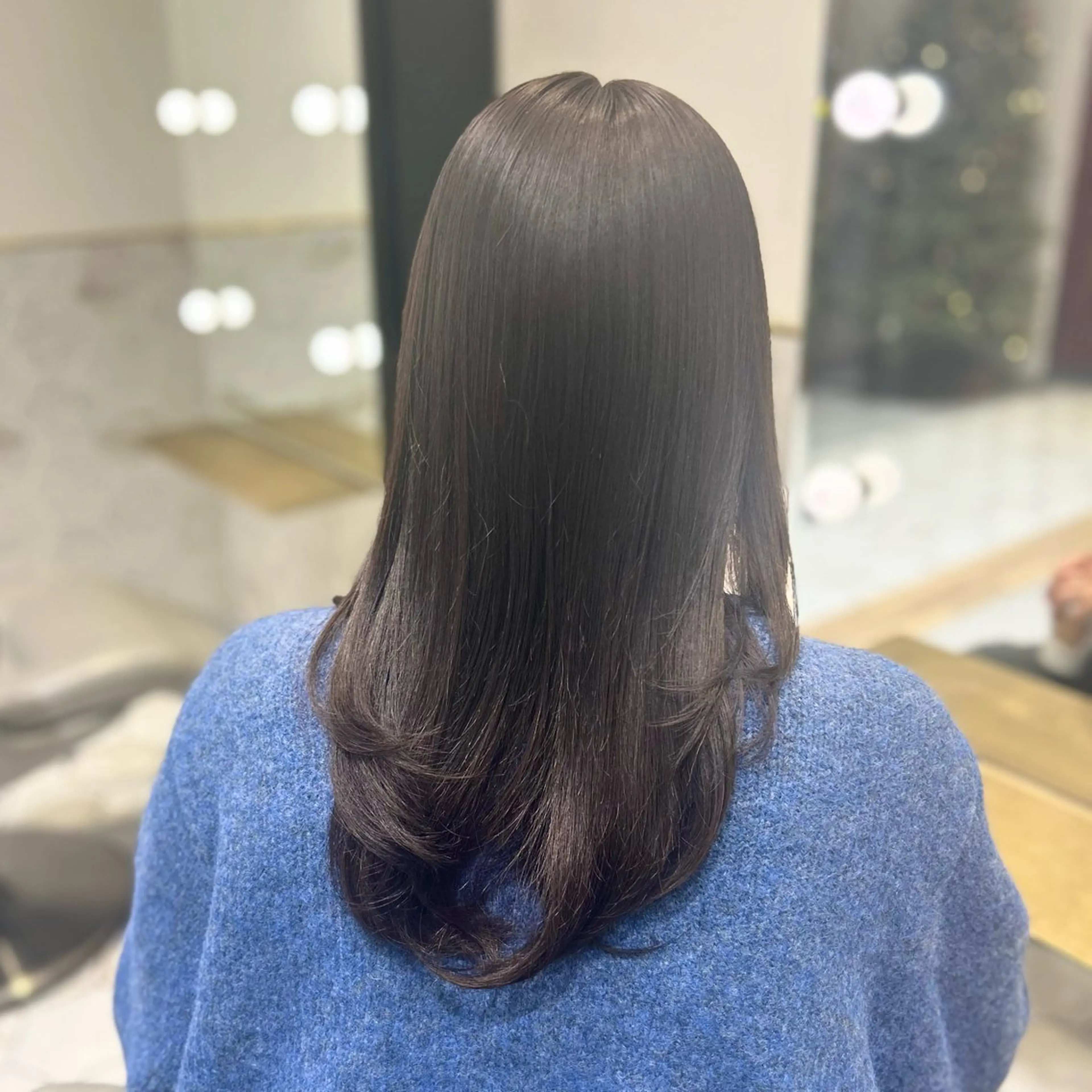 ロング カラー ヘアカラー costes 今井芽依のヘアスタイル