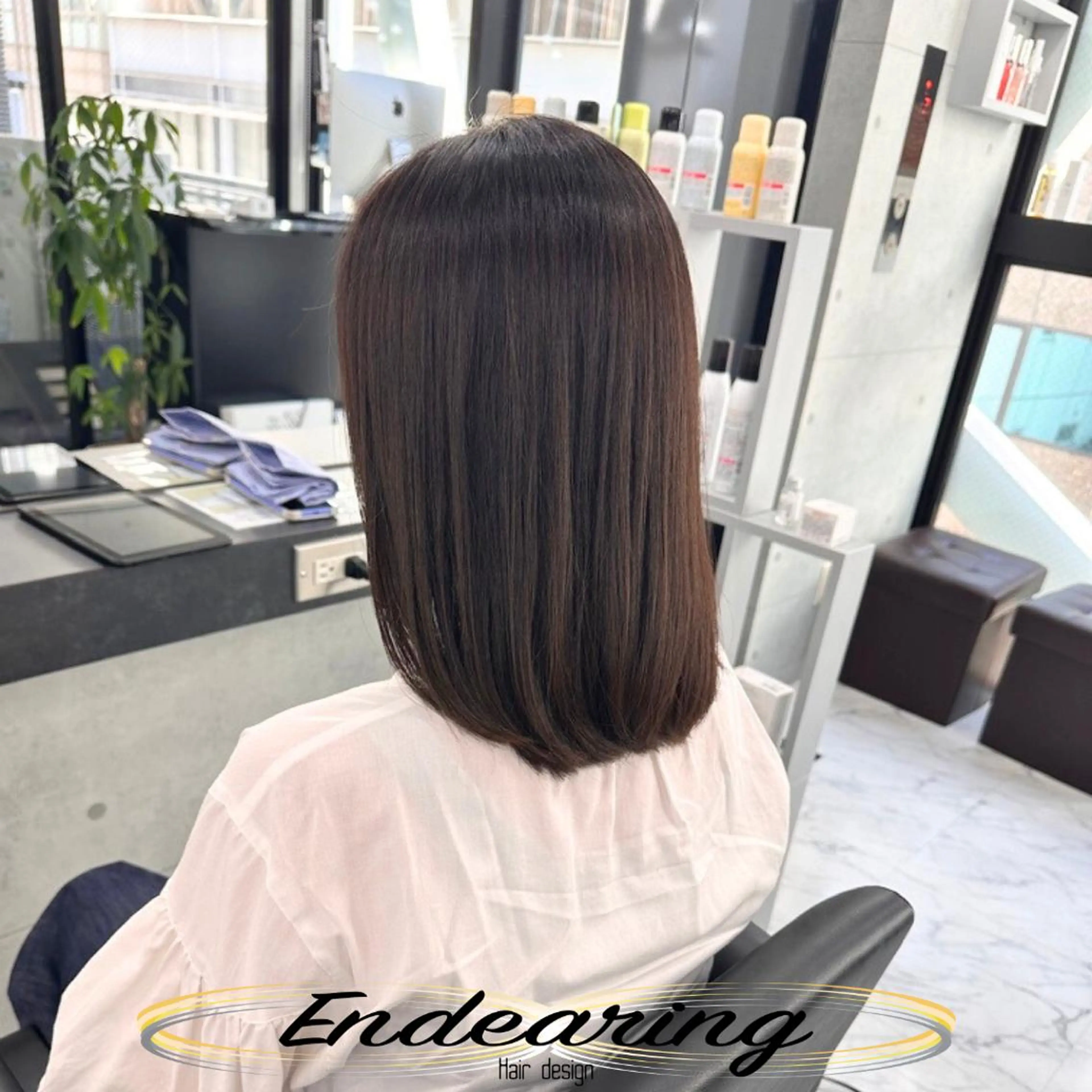 カラー ベージュカラー ブラウンカラー ブラウンベージュ 透明感カラー カット ヘアカラー 柳田 怜那/銀座 Endearingのヘアスタイル