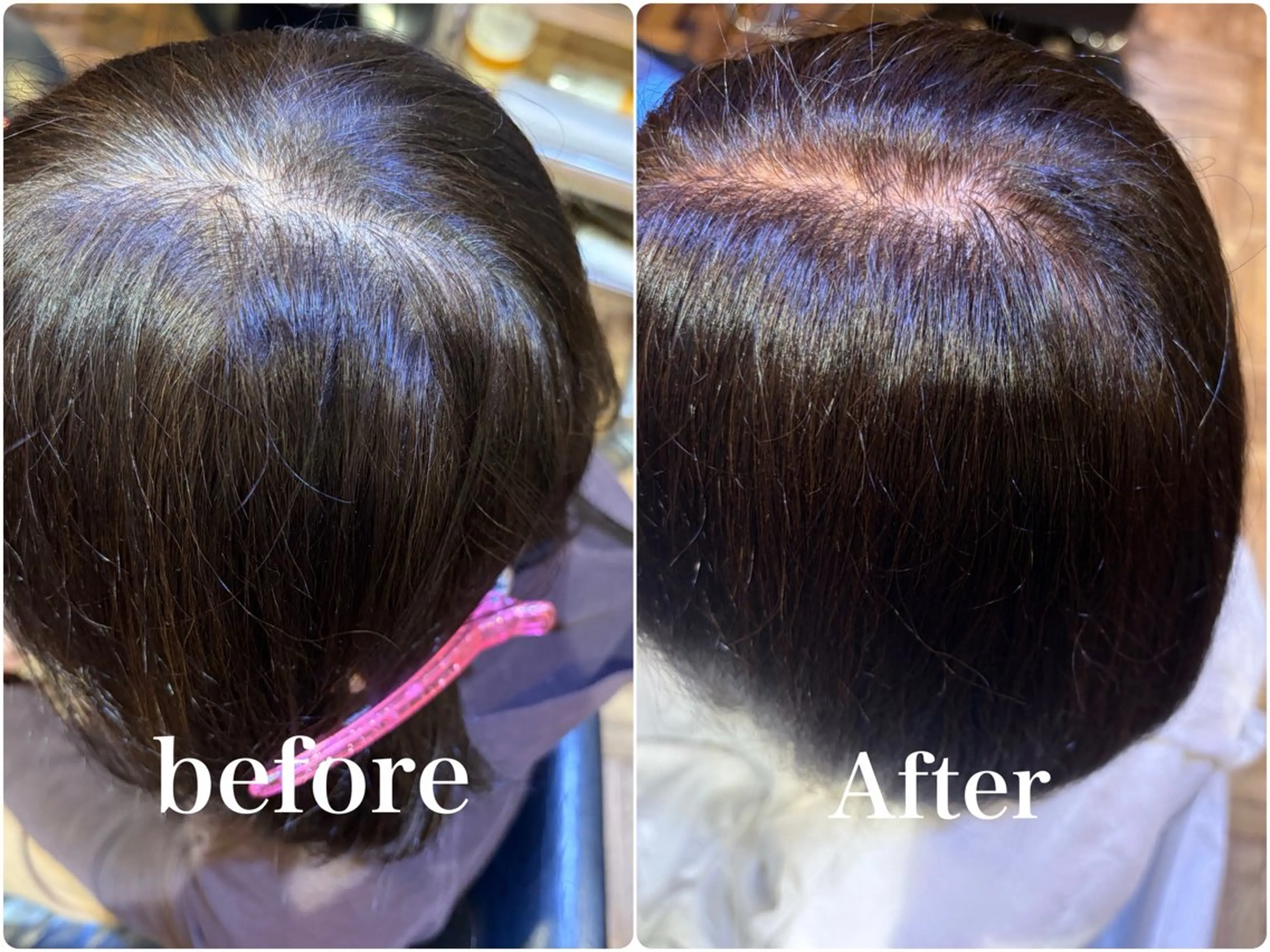 ミディアム カラー ヘアカラー 中川 鈴音のヘアスタイル