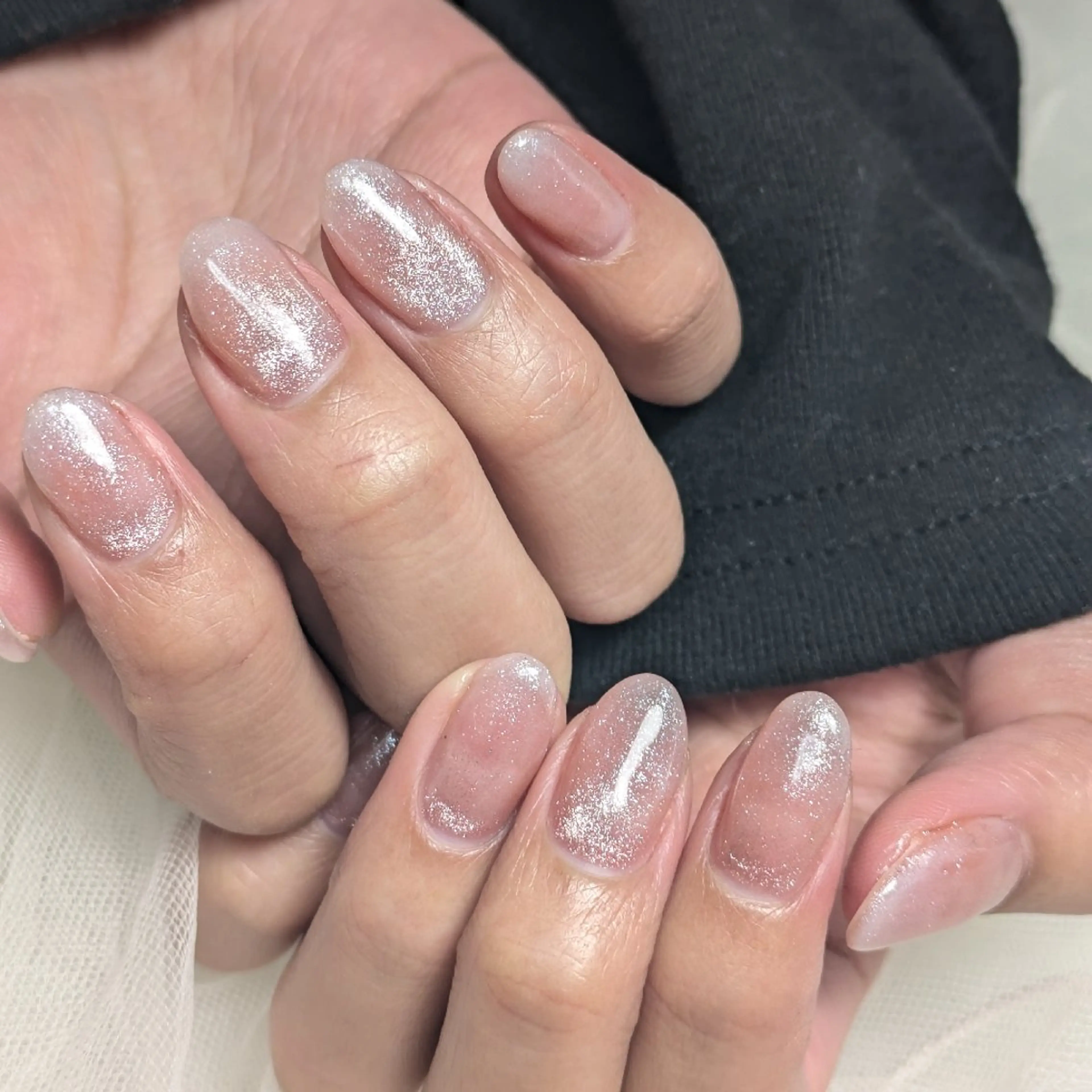 ネイル ホワイト ハンドネイル 門戸厄神プライベートサロンulunail所属・ulunail mikaのネイルデザイン
