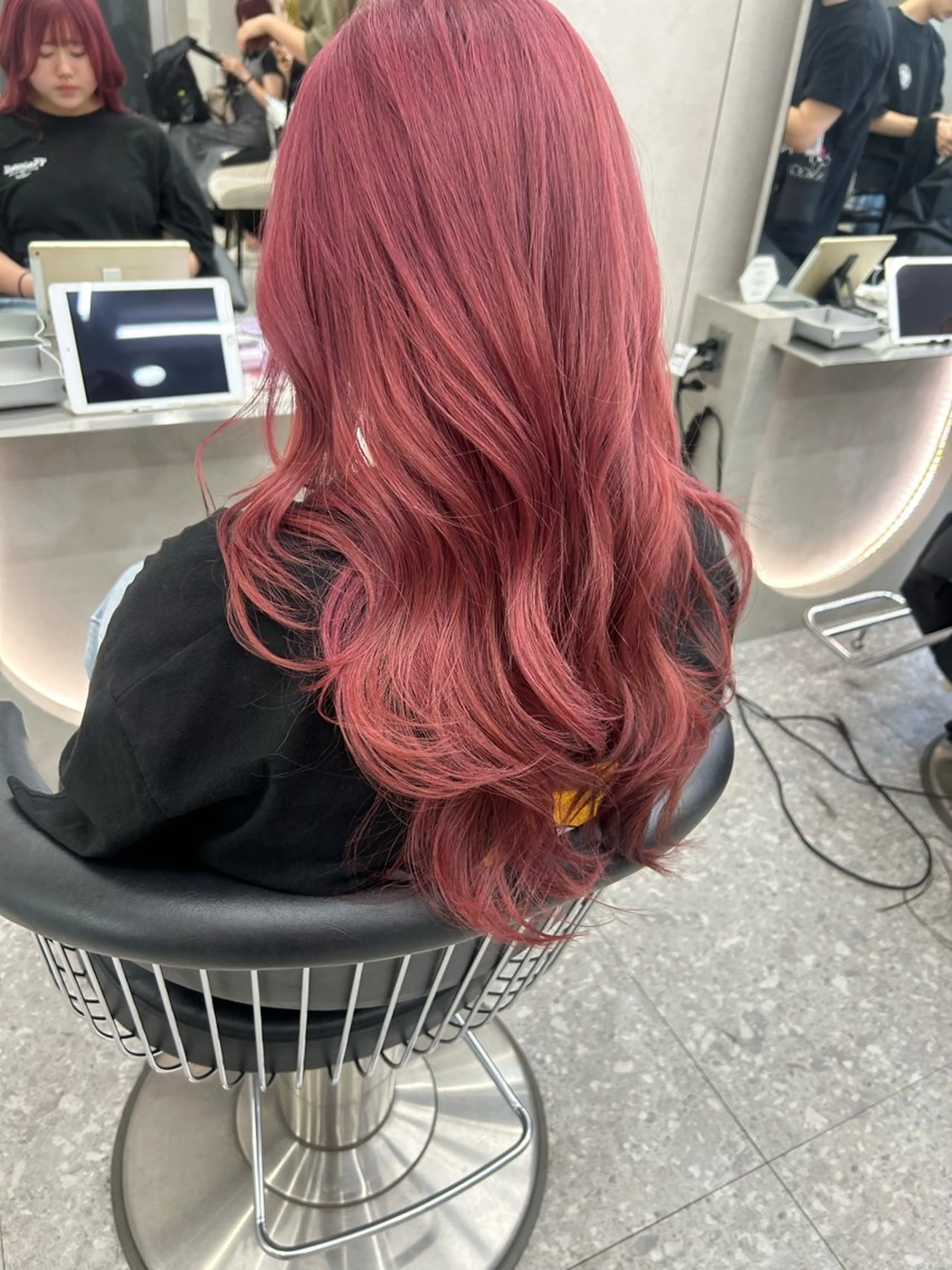 ミディアム カラー ヘアアレンジ ヘアカラー トリートメント ベージュ🎀 ふみかのヘアスタイル