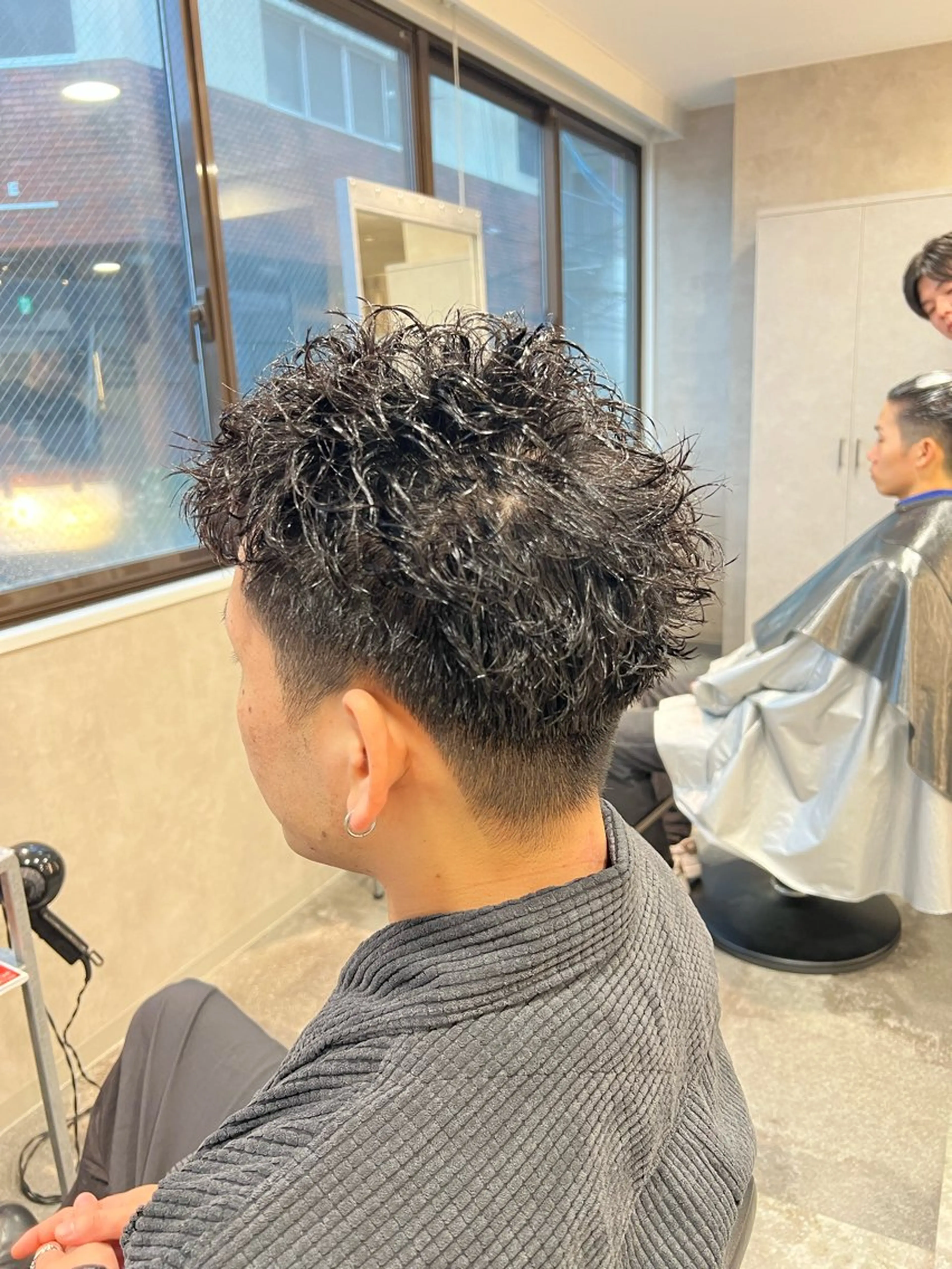 ショート パーマ ヘアアレンジ メンズ メンズパーマ スパイキーショート ショートヘア カット パーマ メンズ特化/カラー/ パーマ/ケイシンのヘアスタイル