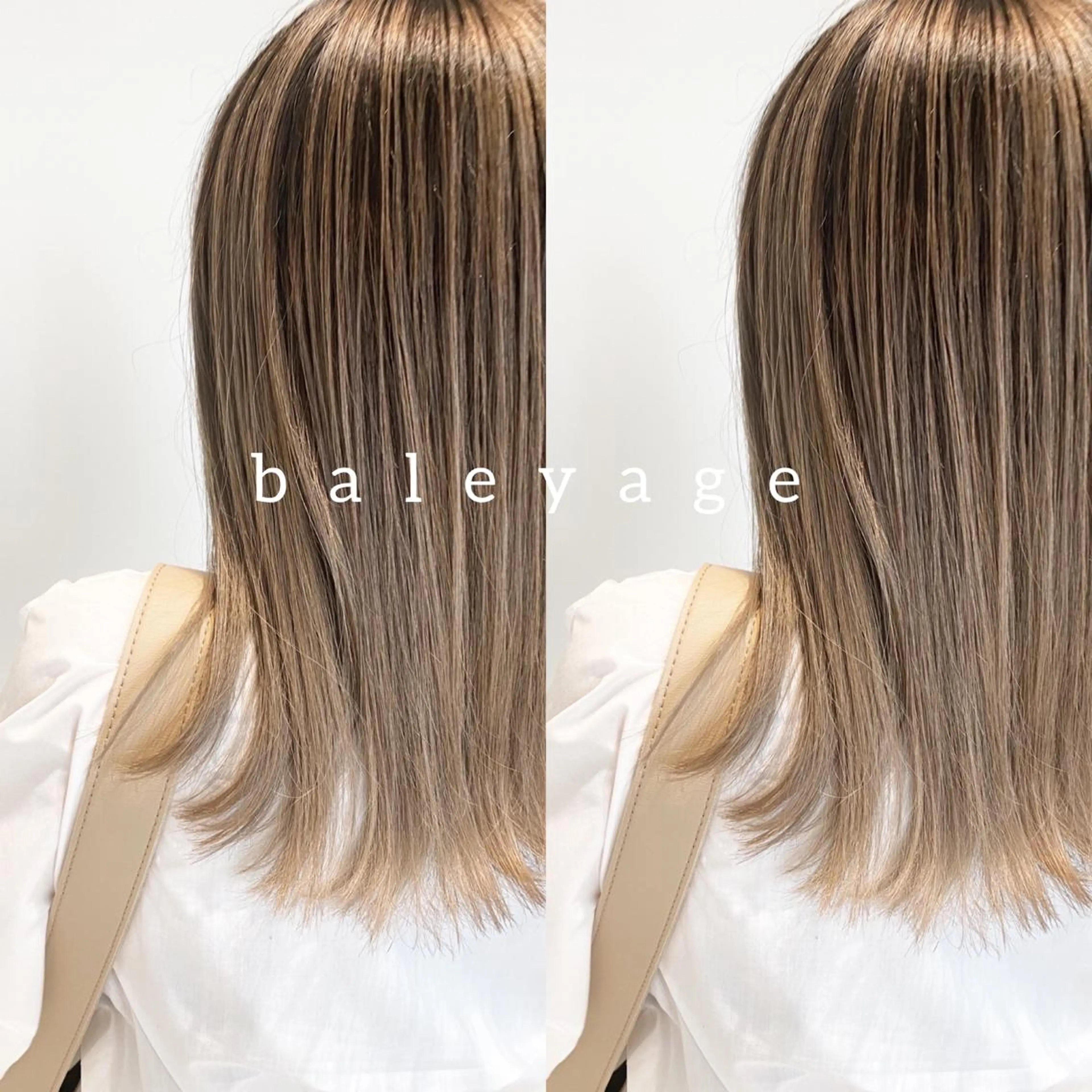 セミロング レイヤーカット まお♡レイヤーカット 耳ツボジュエリーのヘアスタイル