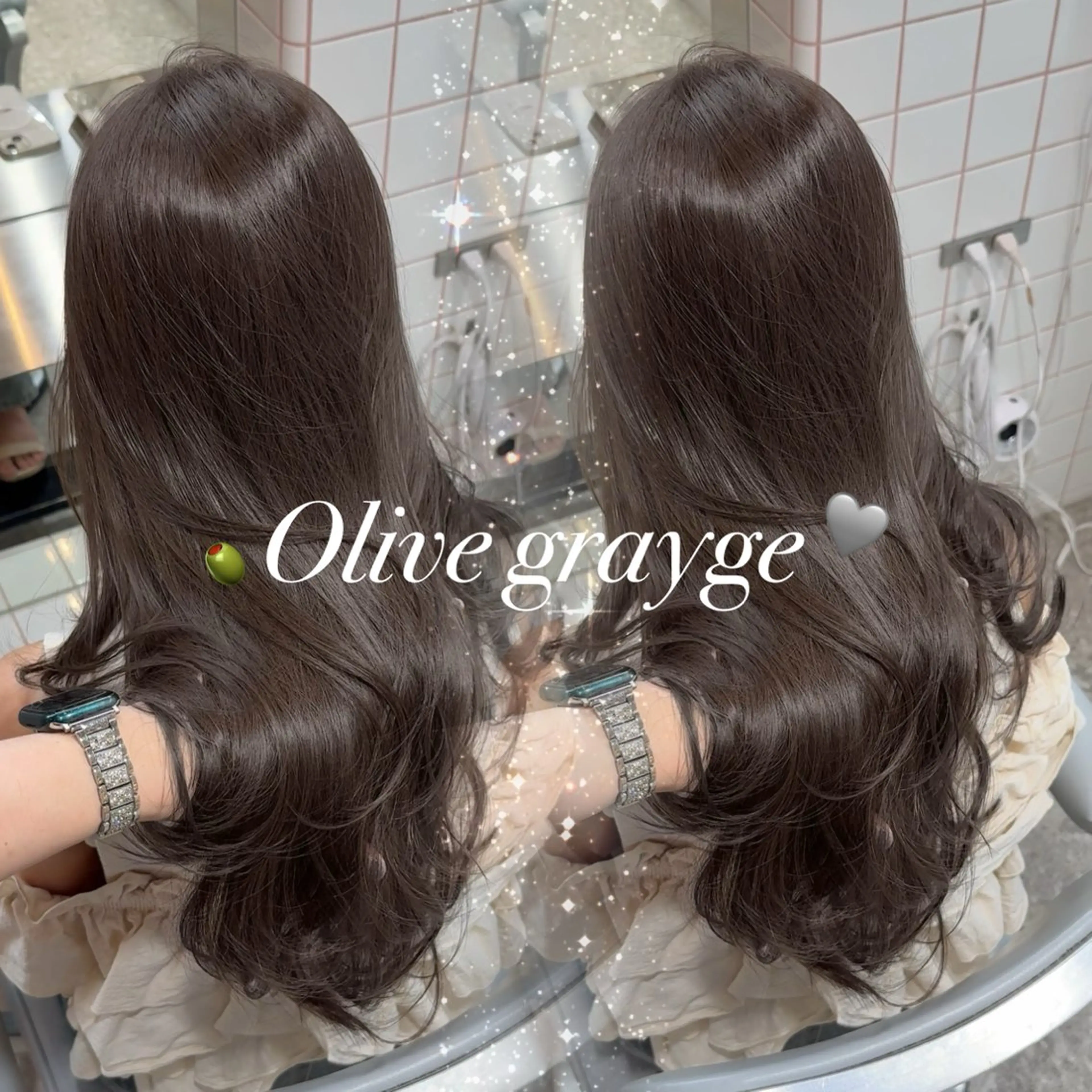 ロング カラー ヘアアレンジ ヘアカラー トリートメント ヘアセット Sea Shinjuku所属・YUKINO🖤/新 宿/トレンド/韓国のヘアスタイル