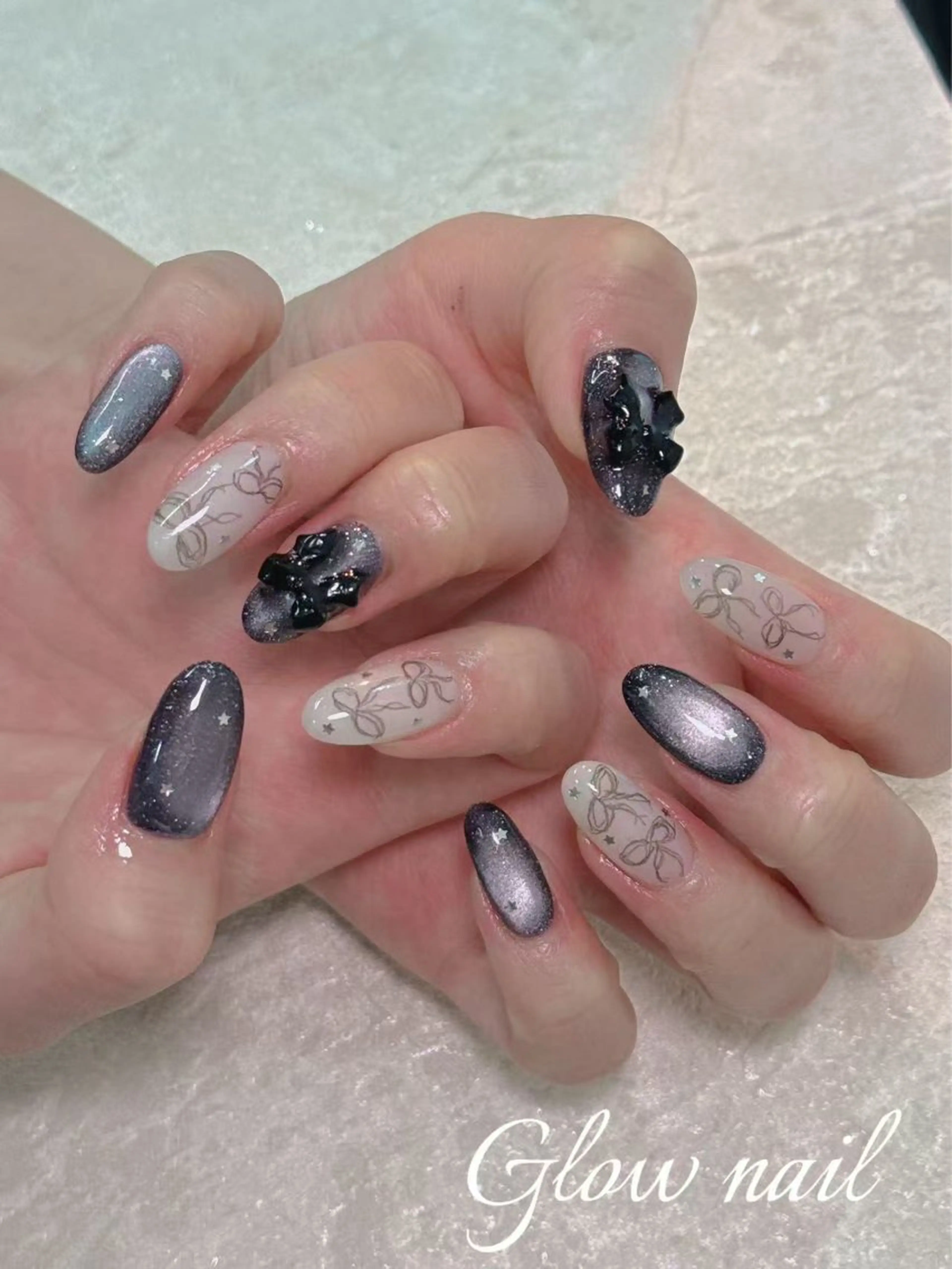 ネイル ハンドネイル Glow Nail スカルプ専門店のネイルデザイン