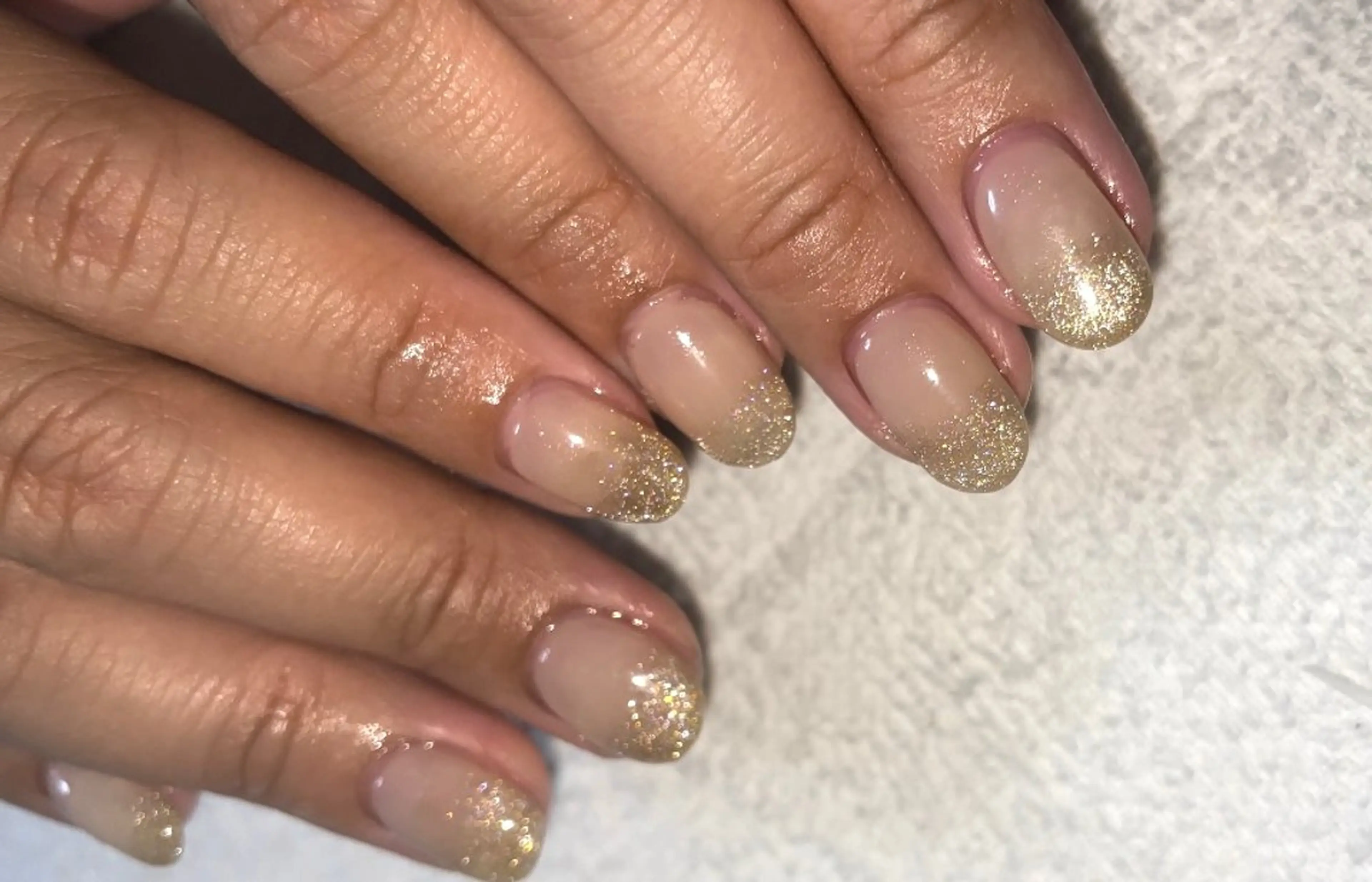 ネイル グラデーション キラキラネイル マグネットネイル ニュアンスネイル シンプルネイル Ri-e's nailのネイルデザイン