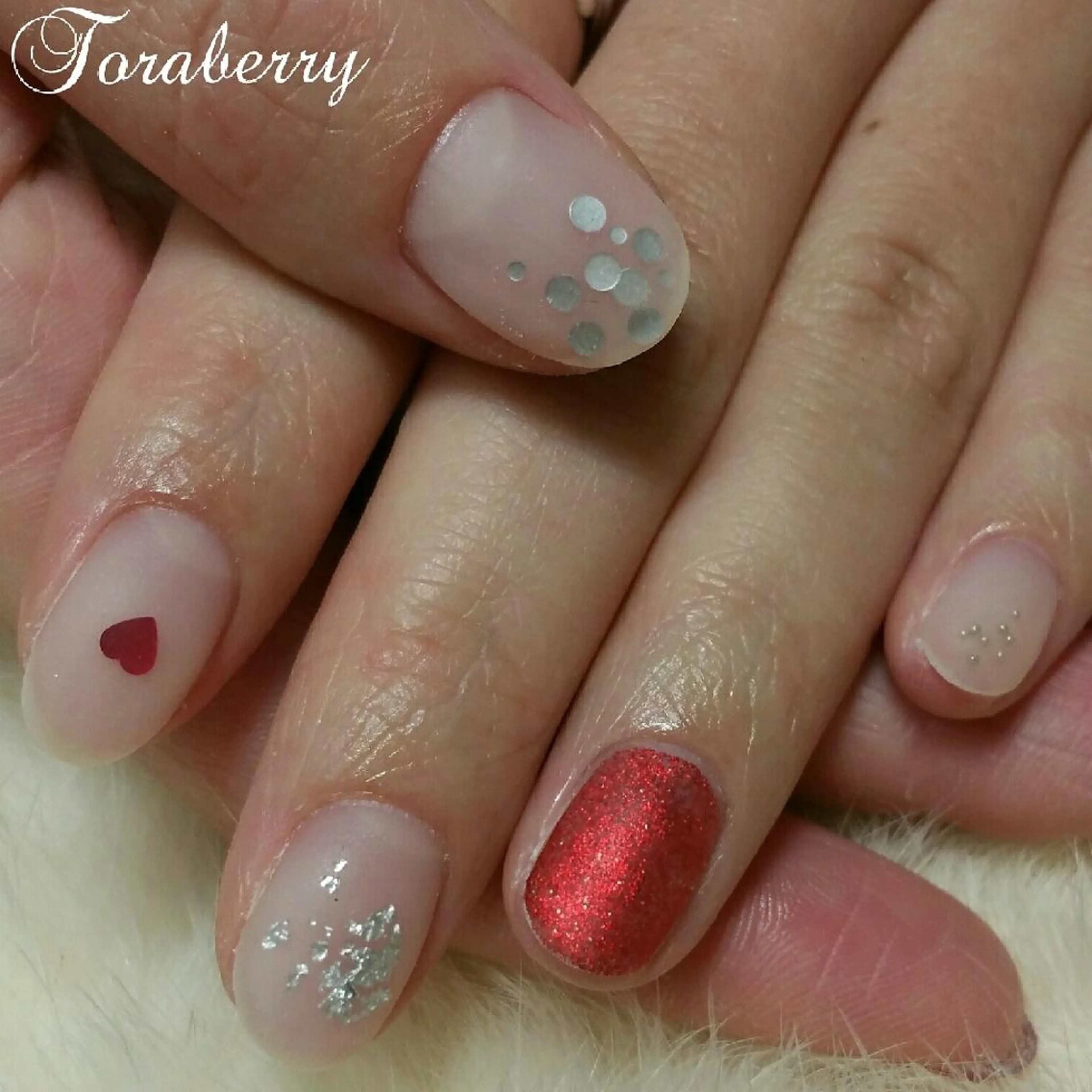 ネイル ホログラムネイル ハンドネイル ネイリスト なつみのネイルデザイン