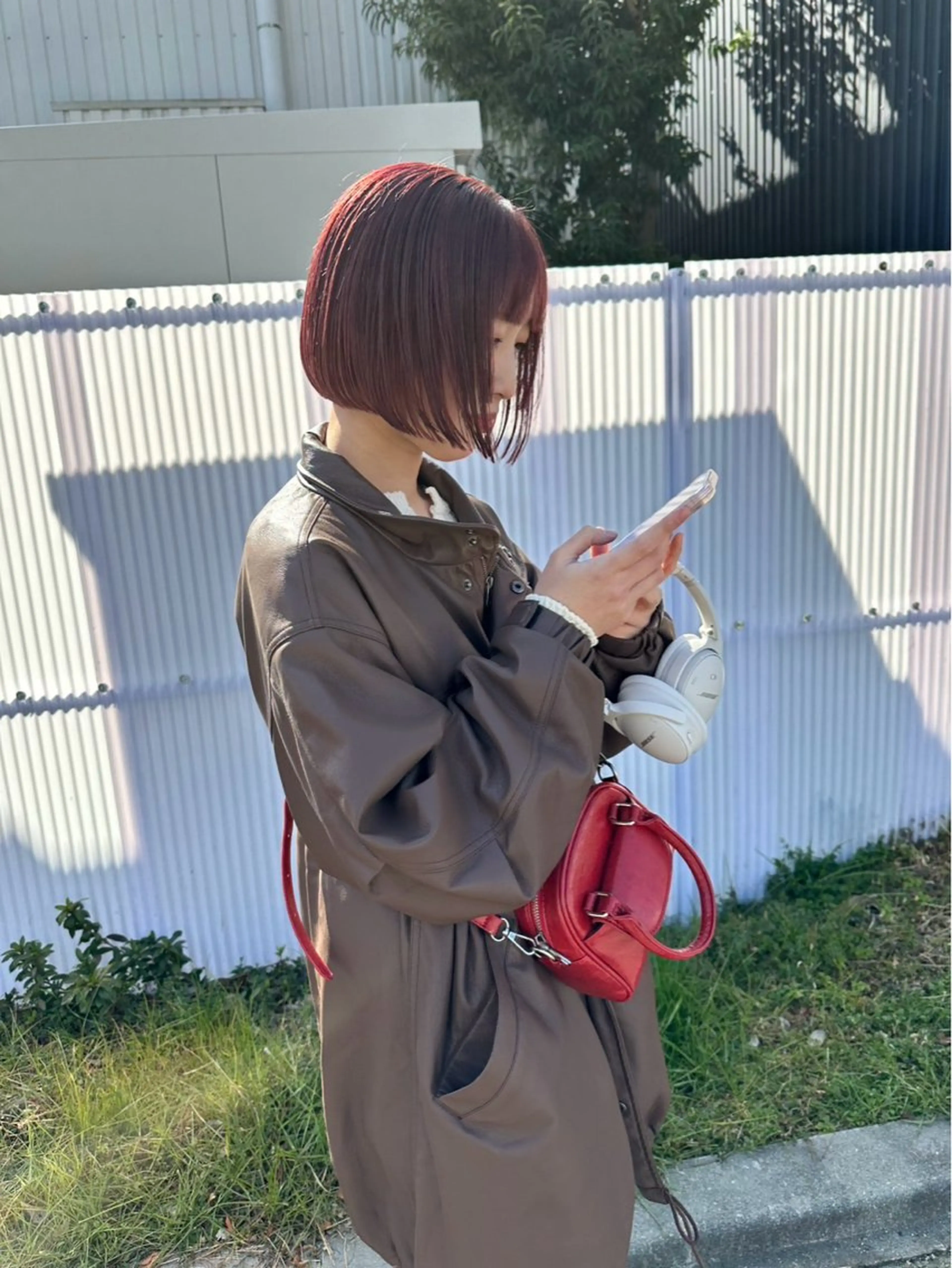 ミディアム カラー カット ヘアカラー stark 北川珠里のヘアスタイル