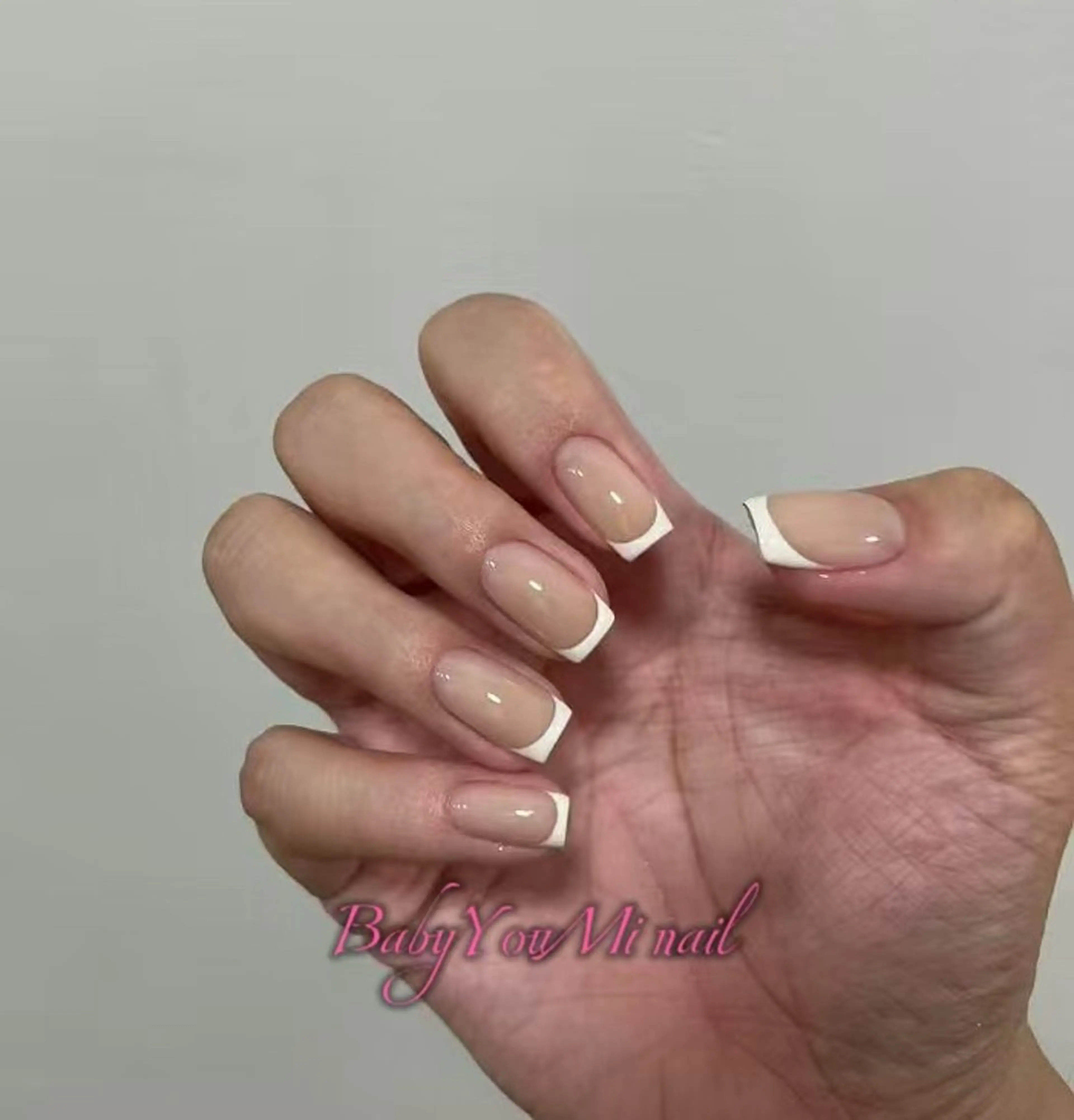 ネイル オーロラネイル フラワーネイル フットネイル フレンチネイル ジェルネイル ハンドネイル BabyYouMi nailのネイルデザイン